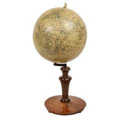 Antique Earth globe edited for the Dutch market early 1900s Columbus-Verlag G.m.b.H