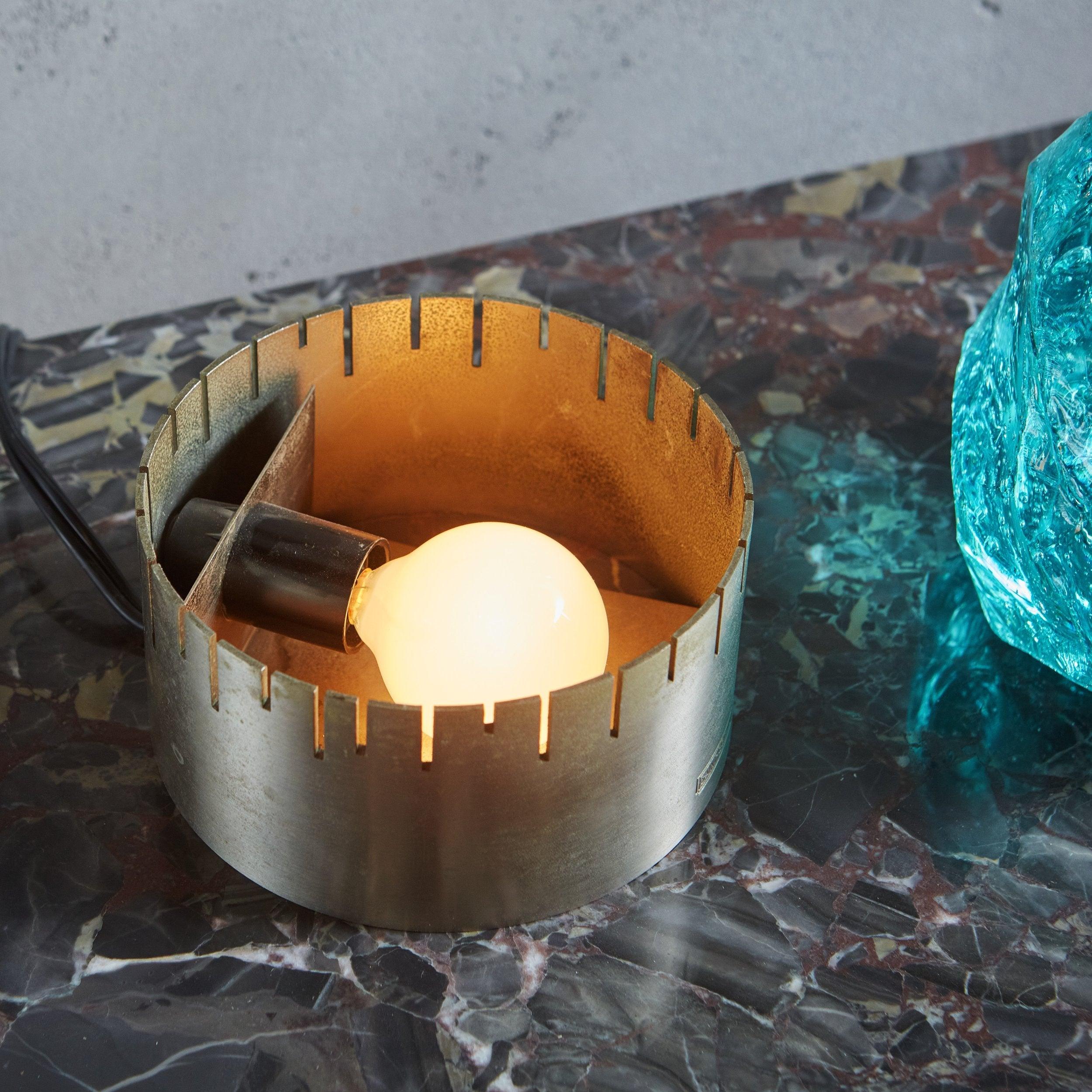 Globular Bubble Glass Table Lamp by Max Ingrand for Saint-Gobain, France 1960s For Sale 1