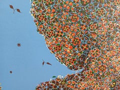 Desnudo Glodi Kasindi Malumbe Arte africano contemporáneo pintura contemporánea color