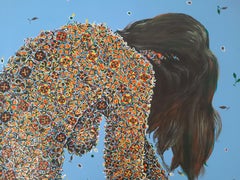Stato dei sogni ad occhi aperti Glodi Kasindi Malumbe Arte contemporanea africana pittura nudo