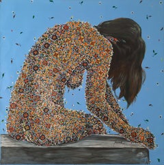 State of daydreams Glodi Kasindi Malumbe Contemporary African art painting nude