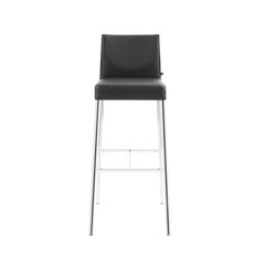 GLOOH Bar Stool in Black Leather by KFF