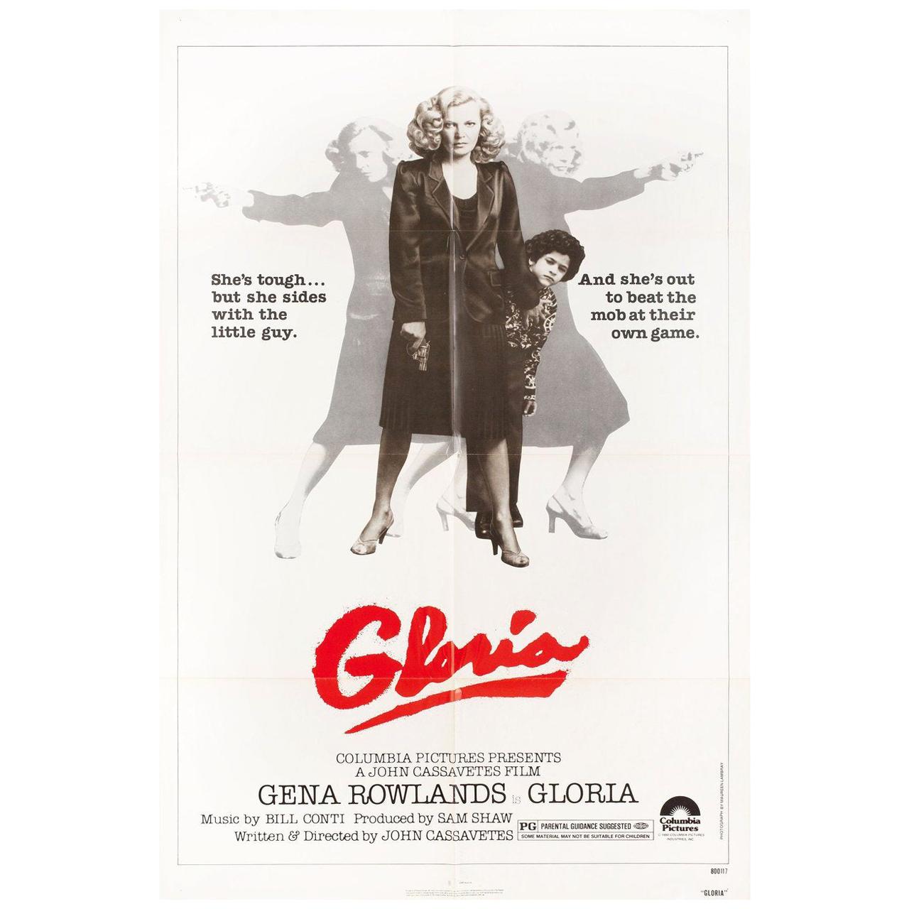 Gloria 1980 U.S. One Sheet Film Poster