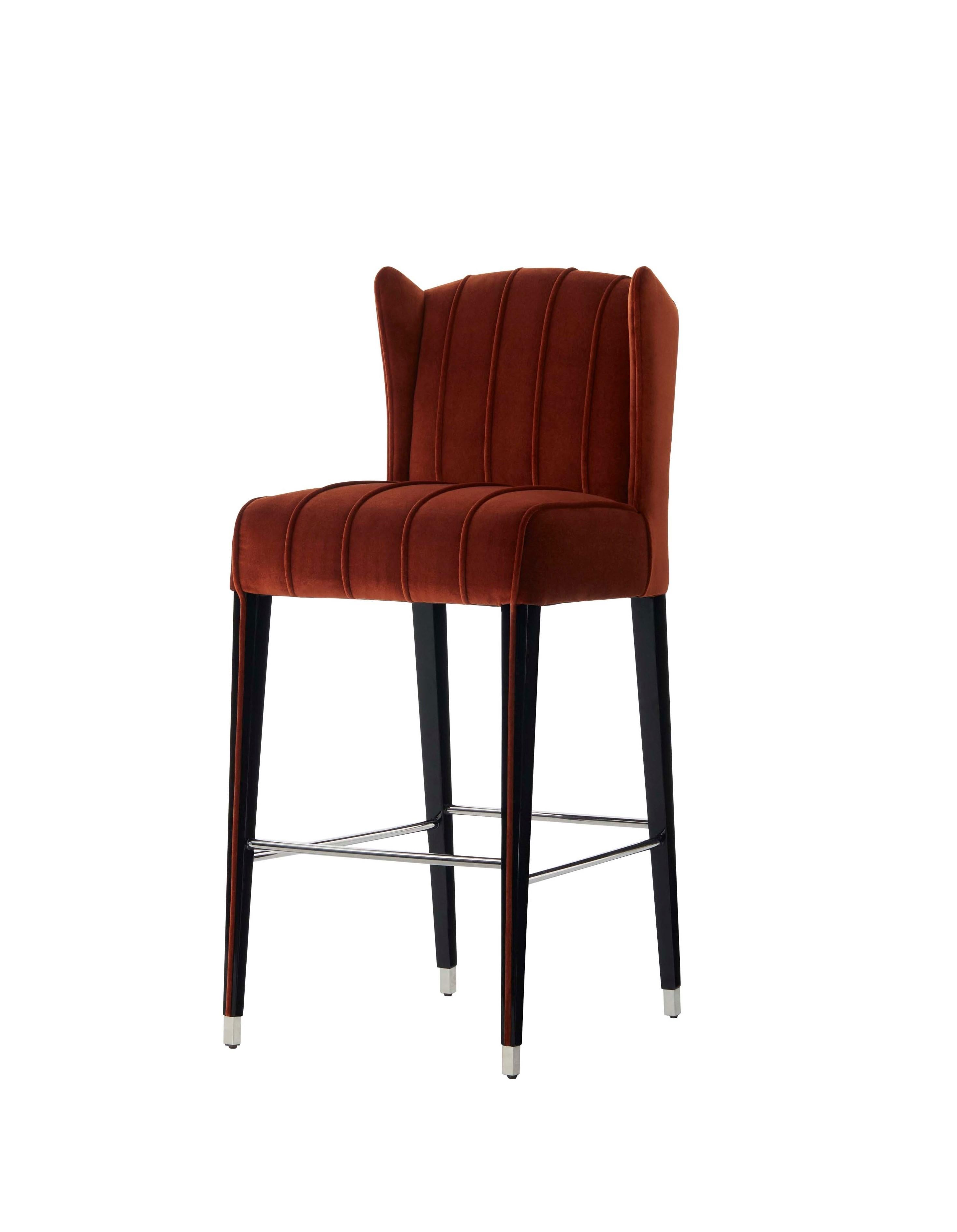 Modern GLORIA Bar Stool, Available Now For Sale
