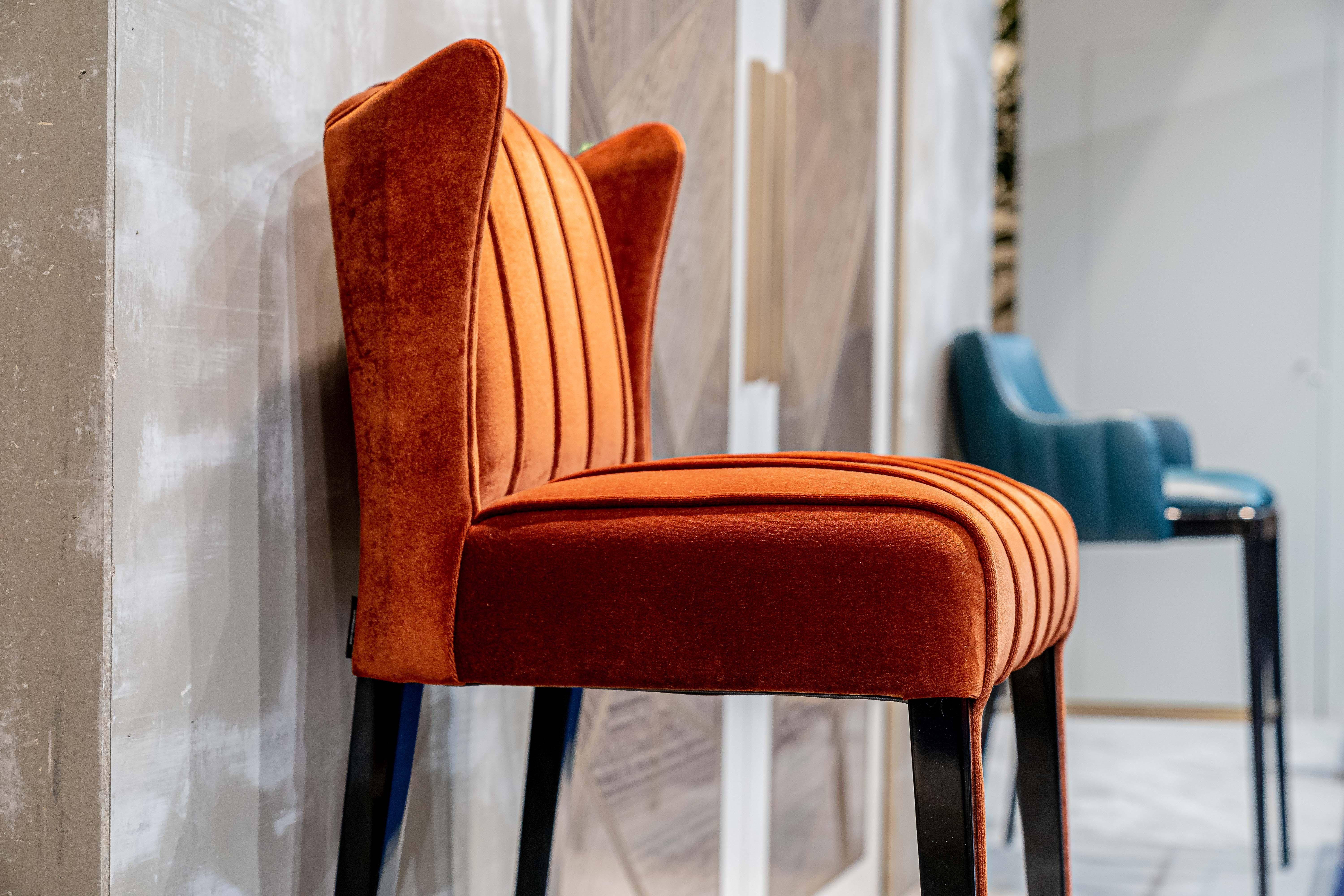 Lacquered GLORIA Bar Stool, Available Now For Sale