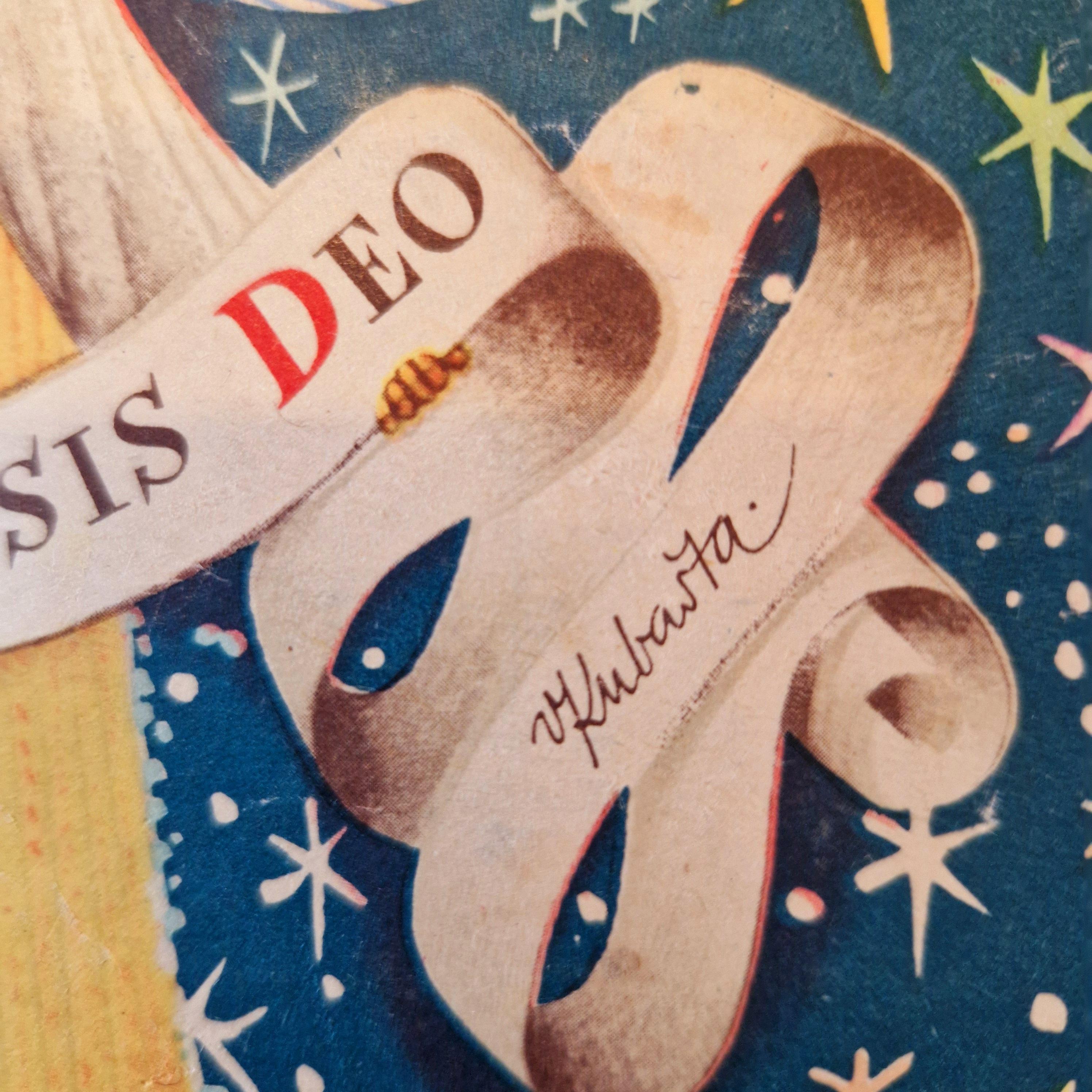 Gloria in Excelsis Deo – exquisite pop up book by Vojtěch Kubašta In Fair Condition For Sale In Brønshøj, DK