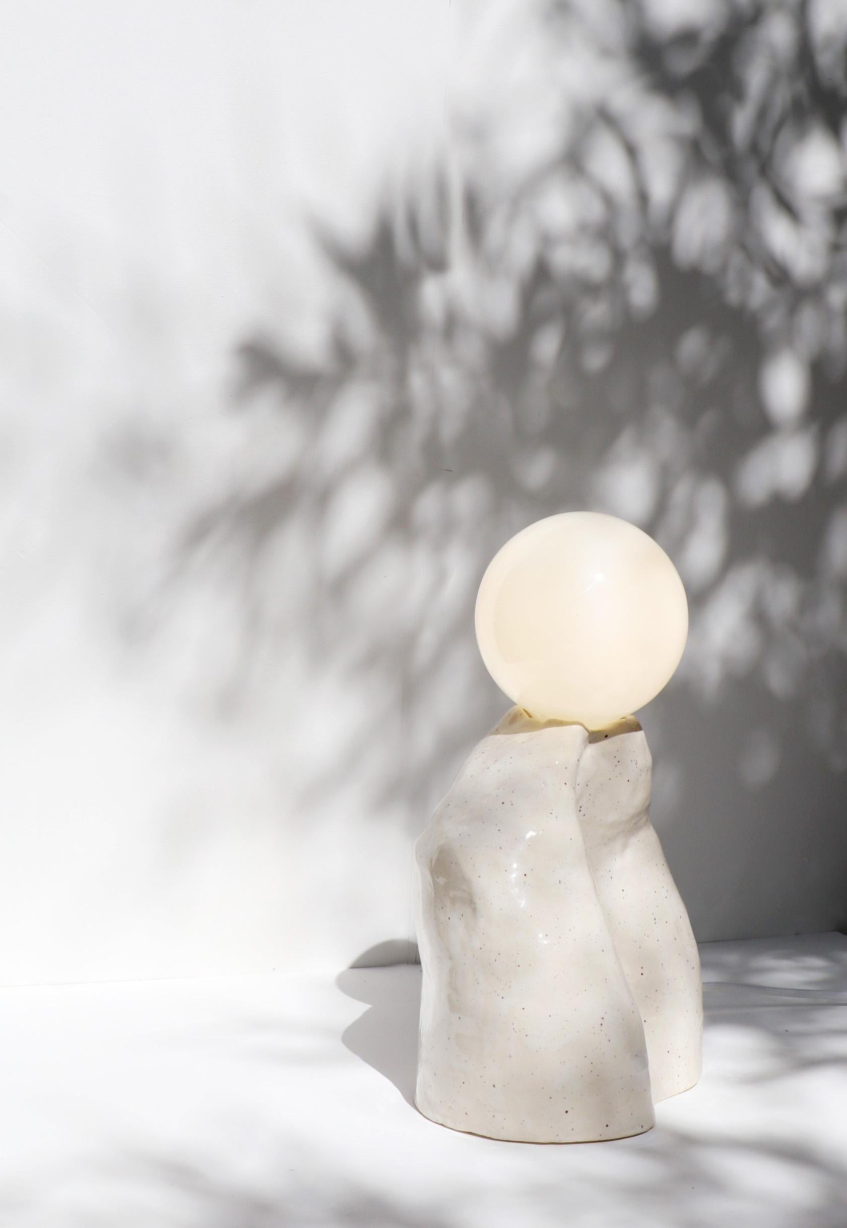 Stoneware Gloria Lamp by Alice Lahana Studio For Sale