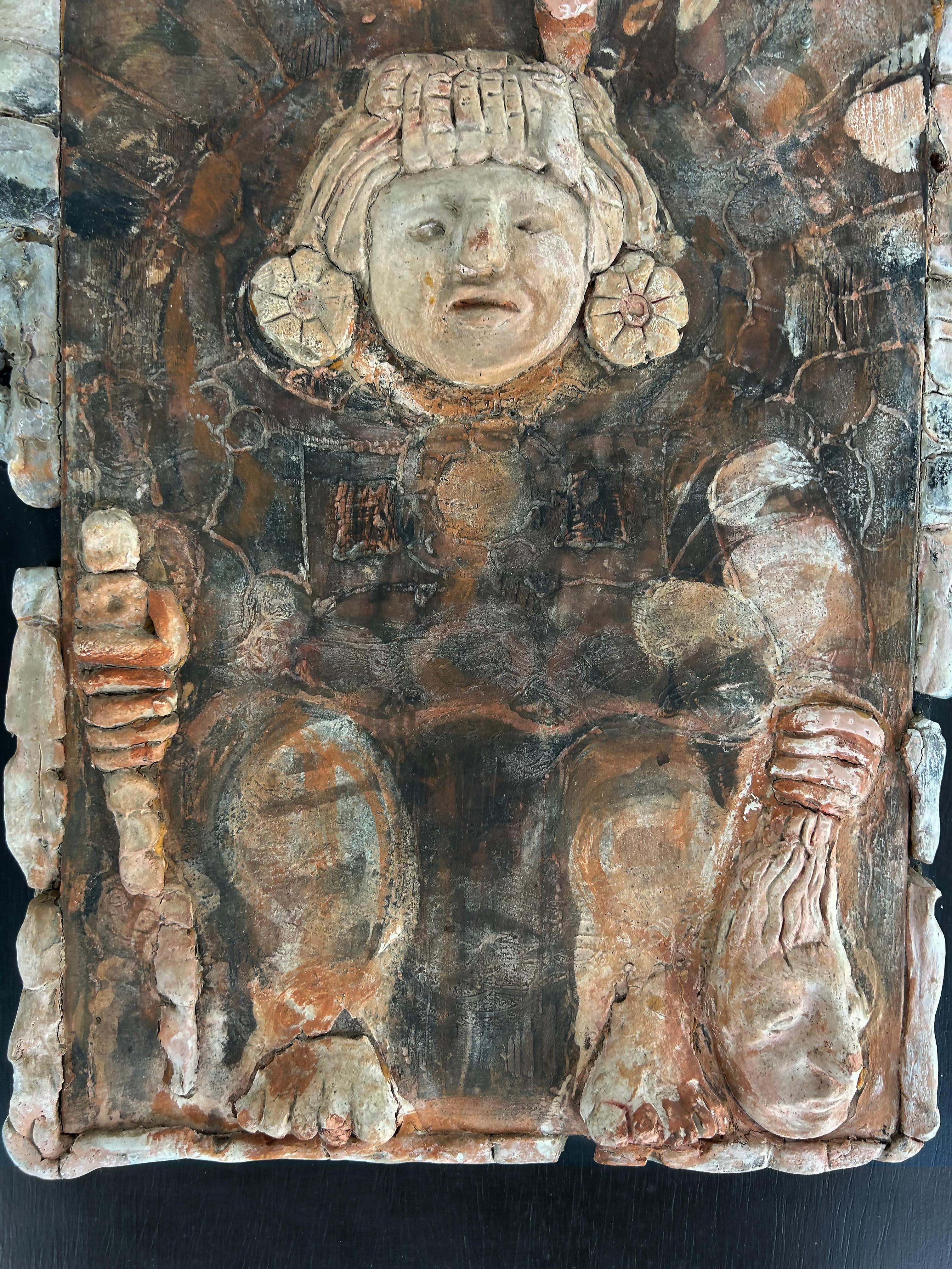 Gloria Lomas Cuban-American Artist Mixed Media Plaque Wall Sculptures, Set of 3 en vente 4