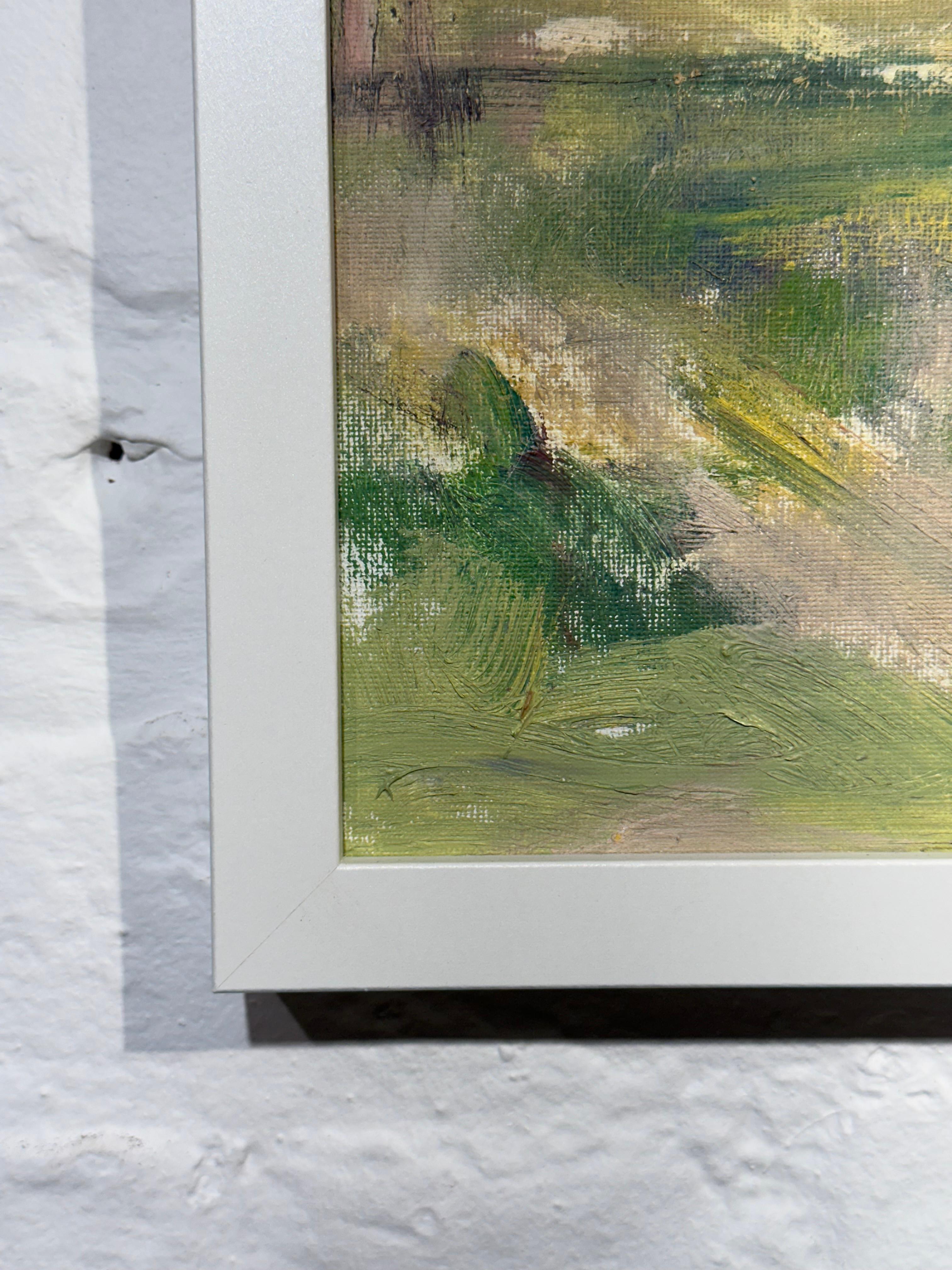 DONDE SE DIVISAN INFINITOS CAMPO I, 2025 (Abstrakt), Painting, von Gloria Sáez