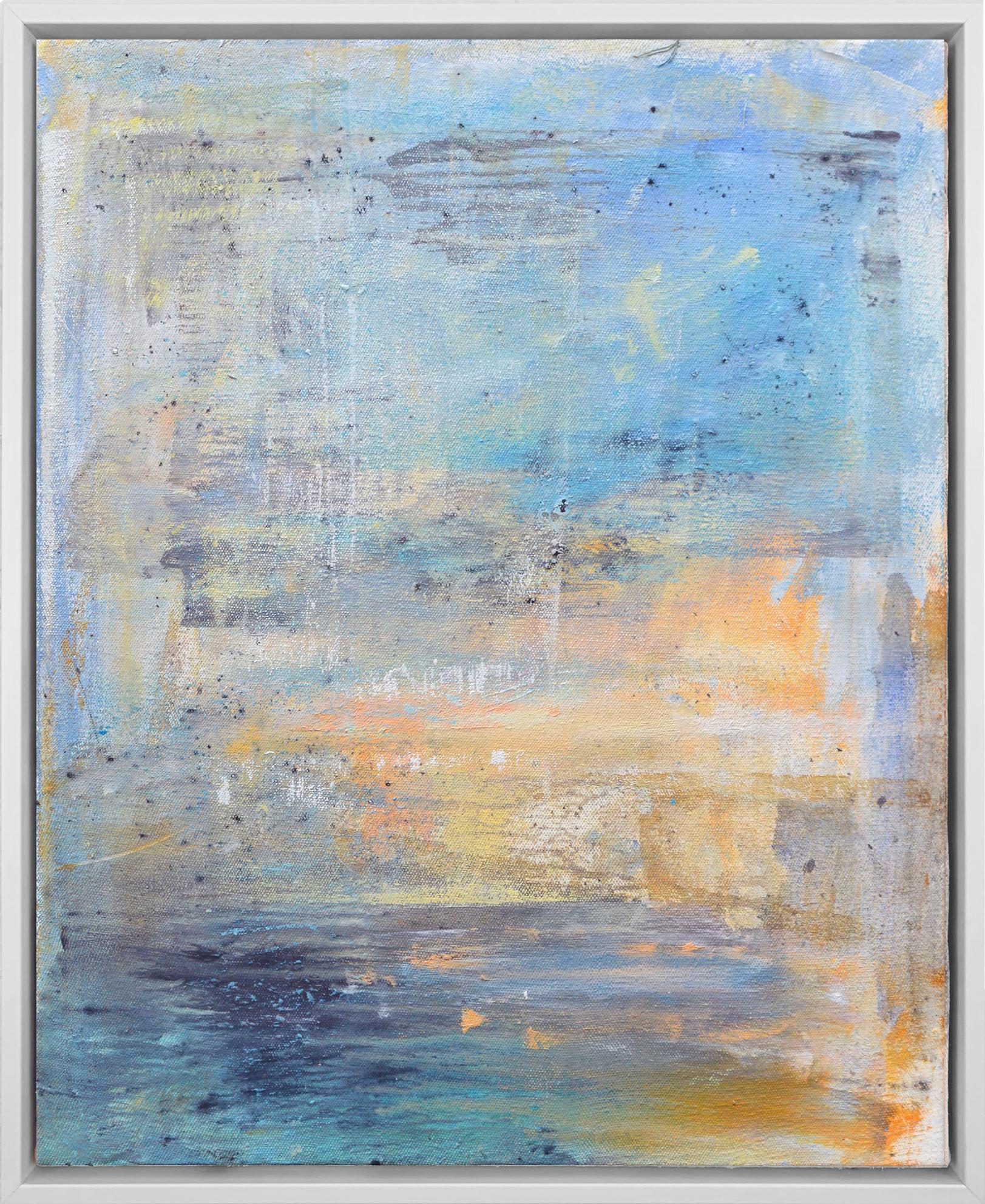 Gloria Sáez Abstract Painting - Gloria Saez, "Atardece" Abstract Oil Painting