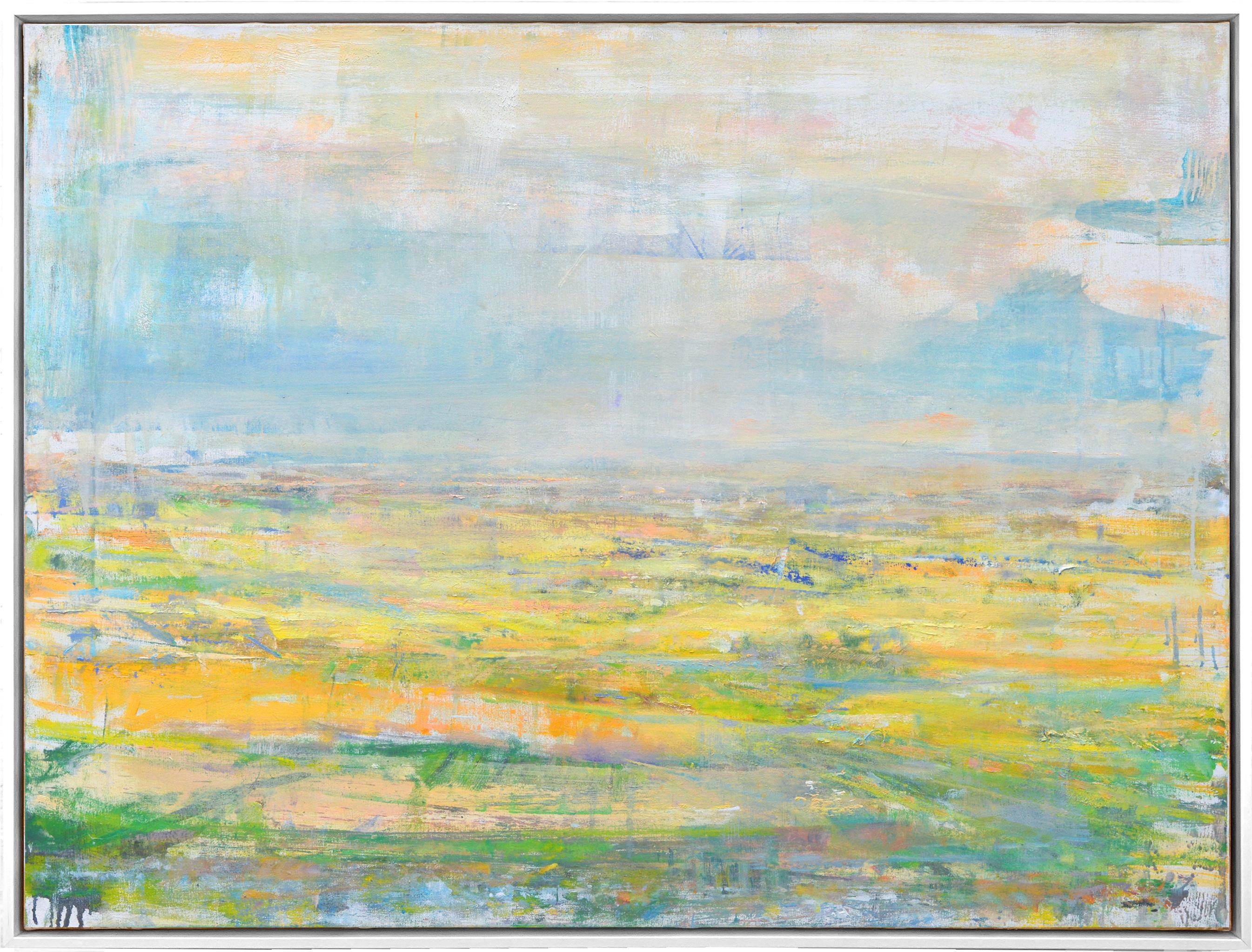 Gloria Sáez Landscape Painting - Gloria Saez, Campos de Castilla, Oil on canvas, 2019