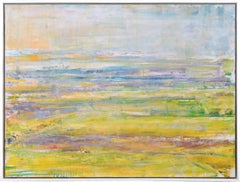 Gloria Saez, Campos de Castilla, huile sur toile, 2019