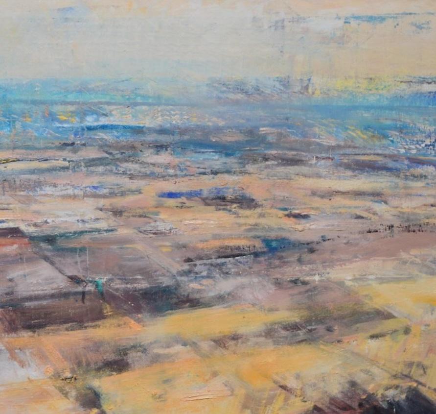 Gloria Saez, Campos de Castilla, Oil on canvas, 2022 For Sale 2