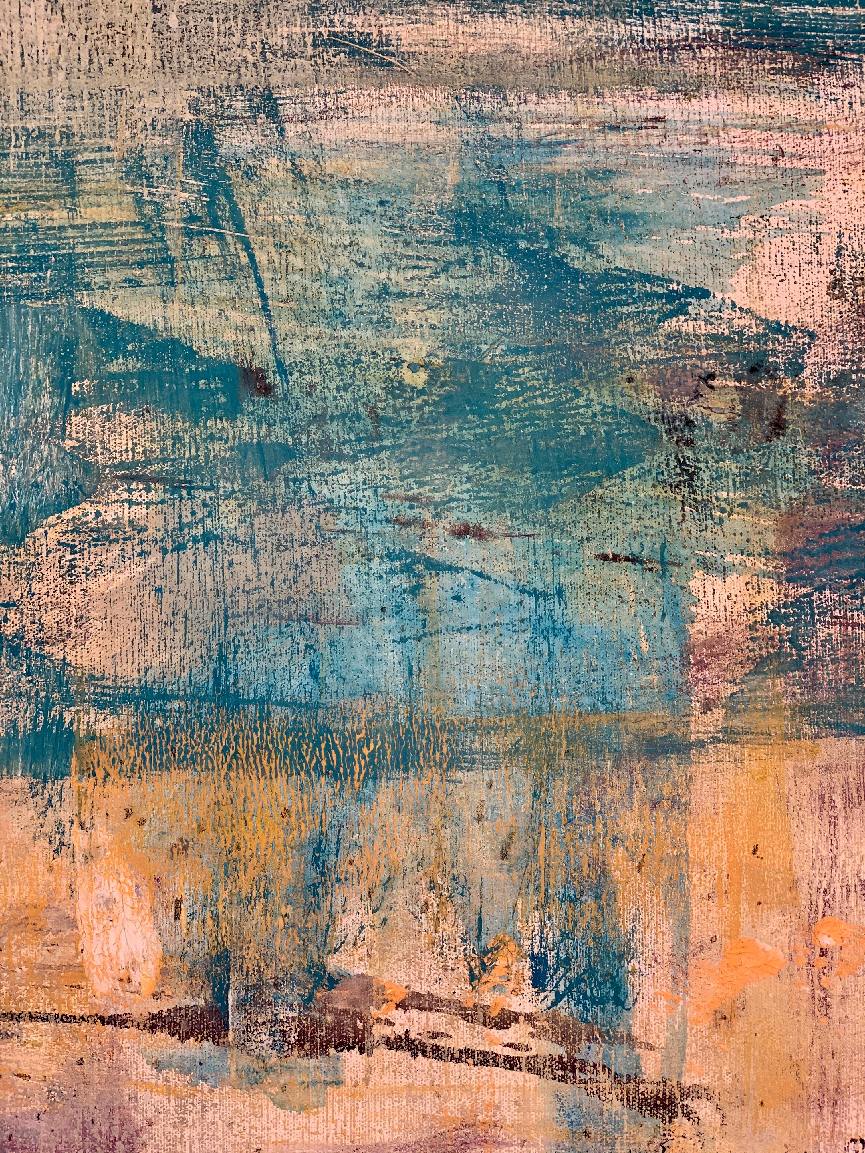 Gloria Saez, Naturaleza, Oil on canvas, 2019 - Abstract Painting by Gloria Sáez