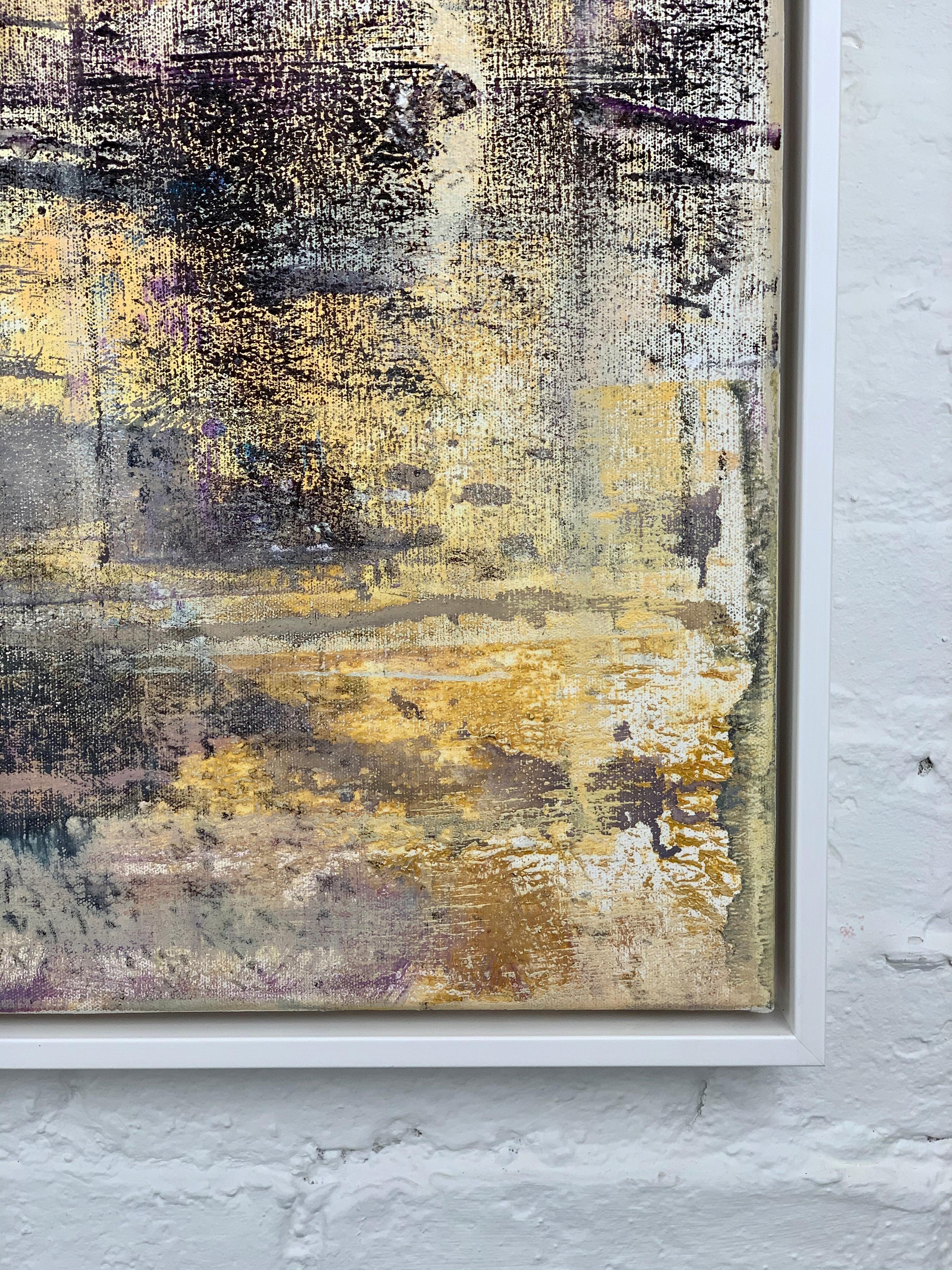 Gloria Saez, Naturaleza, Oil on canvas, 2019 - Brown Landscape Painting by Gloria Sáez