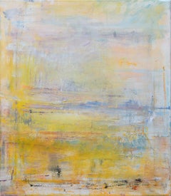 Gloria Saez, „On the Shore“, abstraktes Ölgemälde