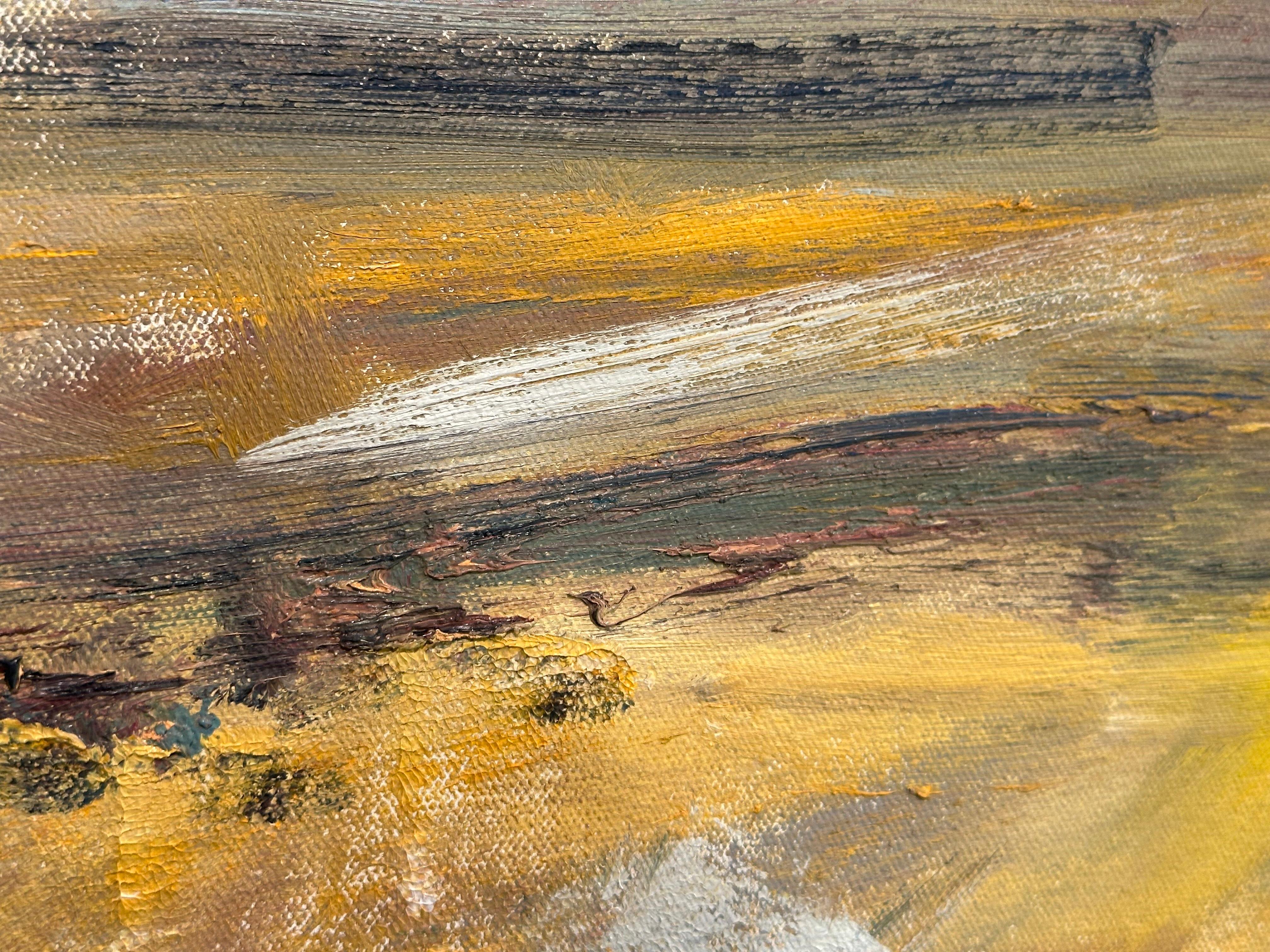 “La Primera Luz - 1st Light” Oil on Canvas (2025) Contemporary Abstract Painting For Sale 11