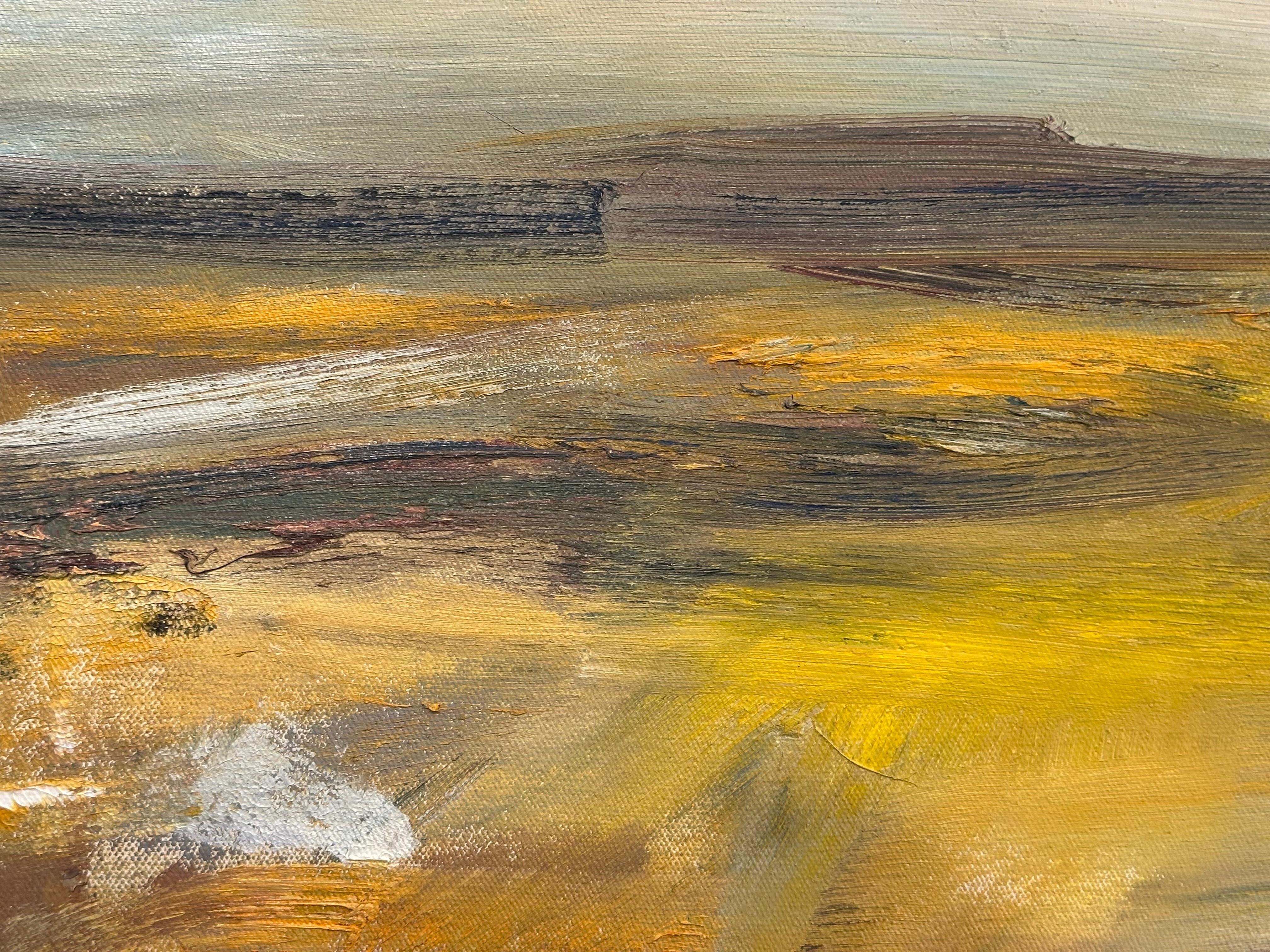 “La Primera Luz - 1st Light” Oil on Canvas (2025) Contemporary Abstract Painting For Sale 1