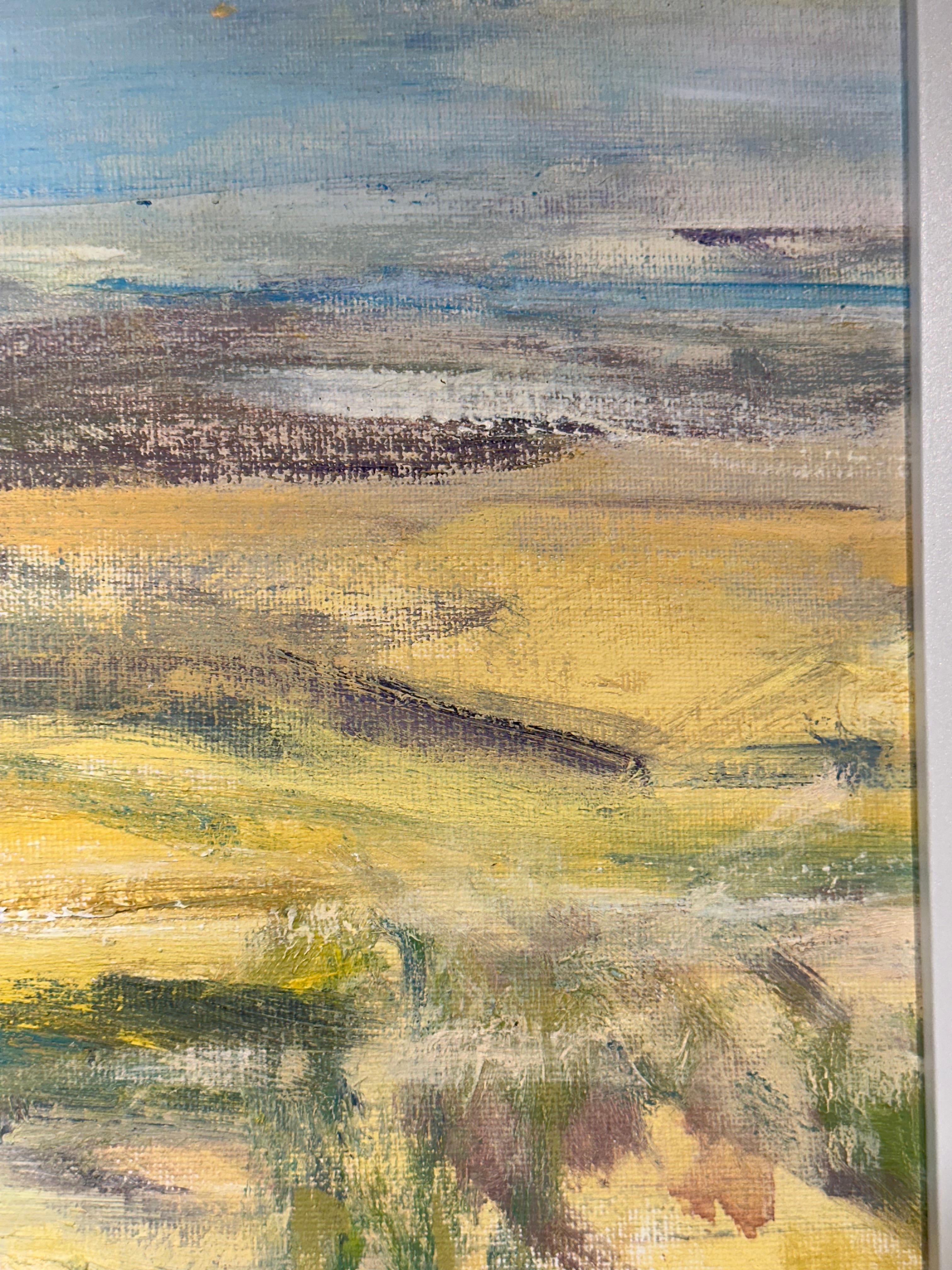 LA PRIMERA LUZ I, 2025 (Abstrakt), Painting, von Gloria Sáez