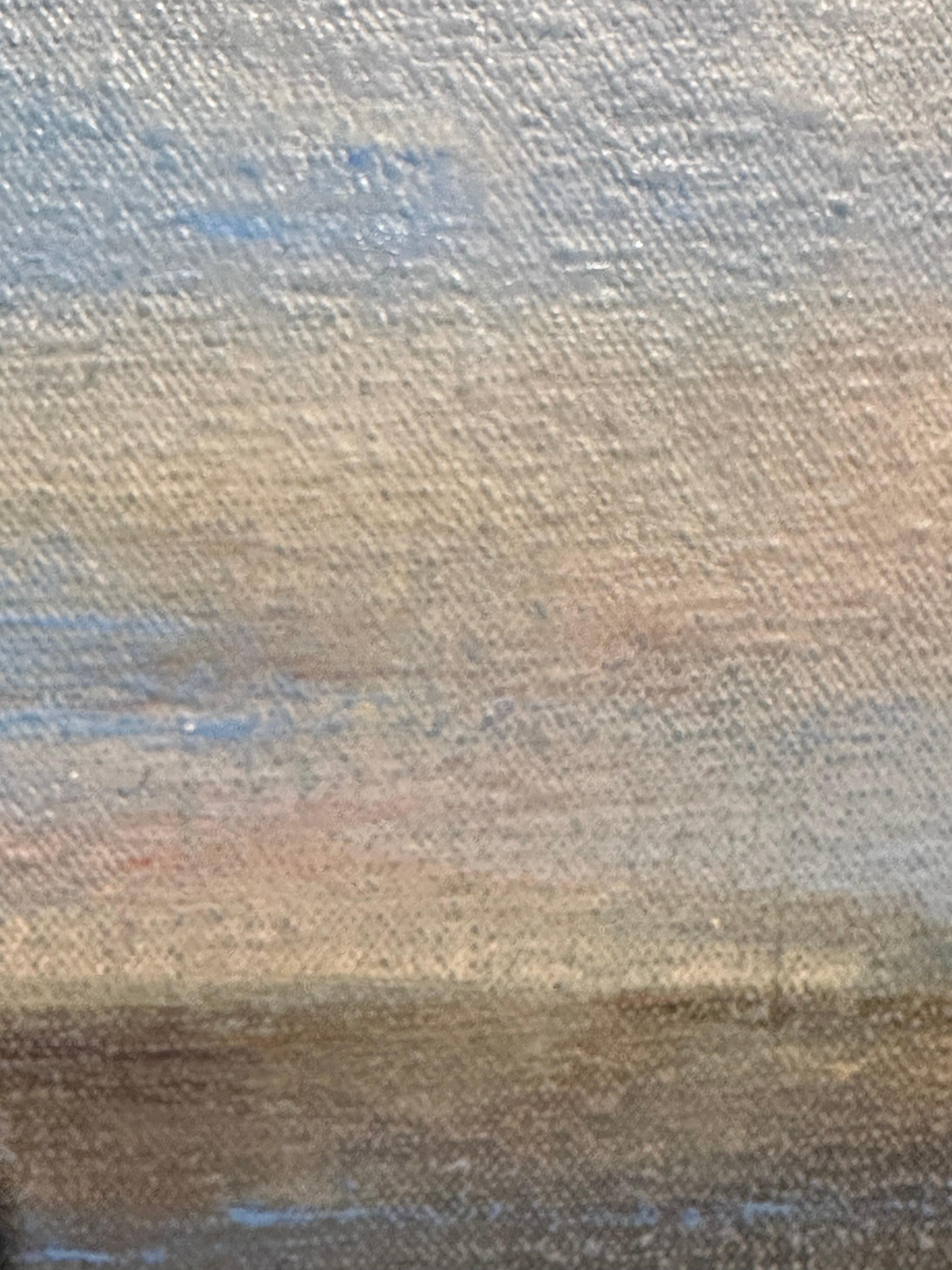 LA SEMILLA DEL CIELO AZUL, 2025 – Painting von Gloria Sáez