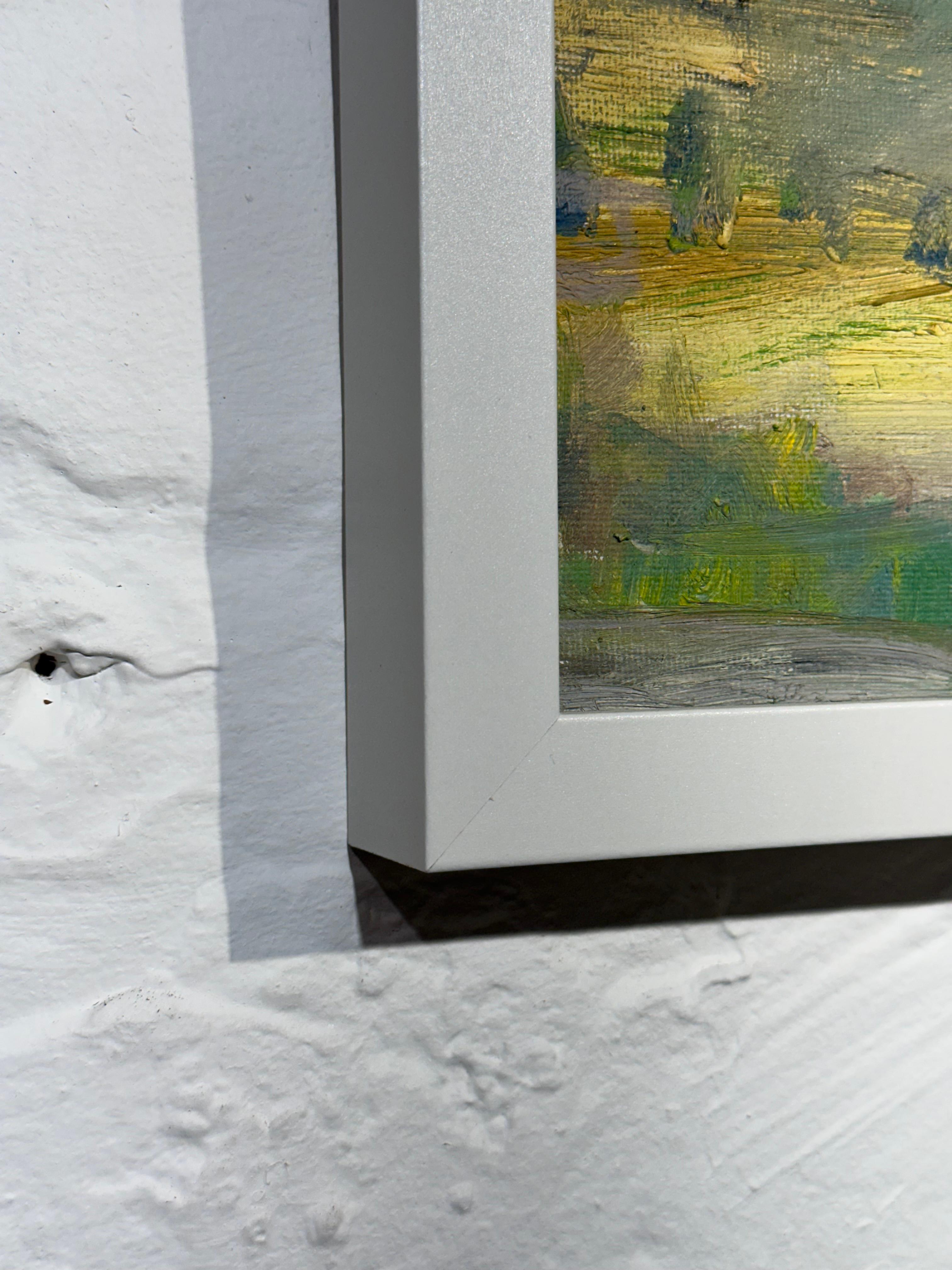 “Where Infinite Fields Are Seen 2” Oil on Canvas Contemporary Abstract Landscape For Sale 6