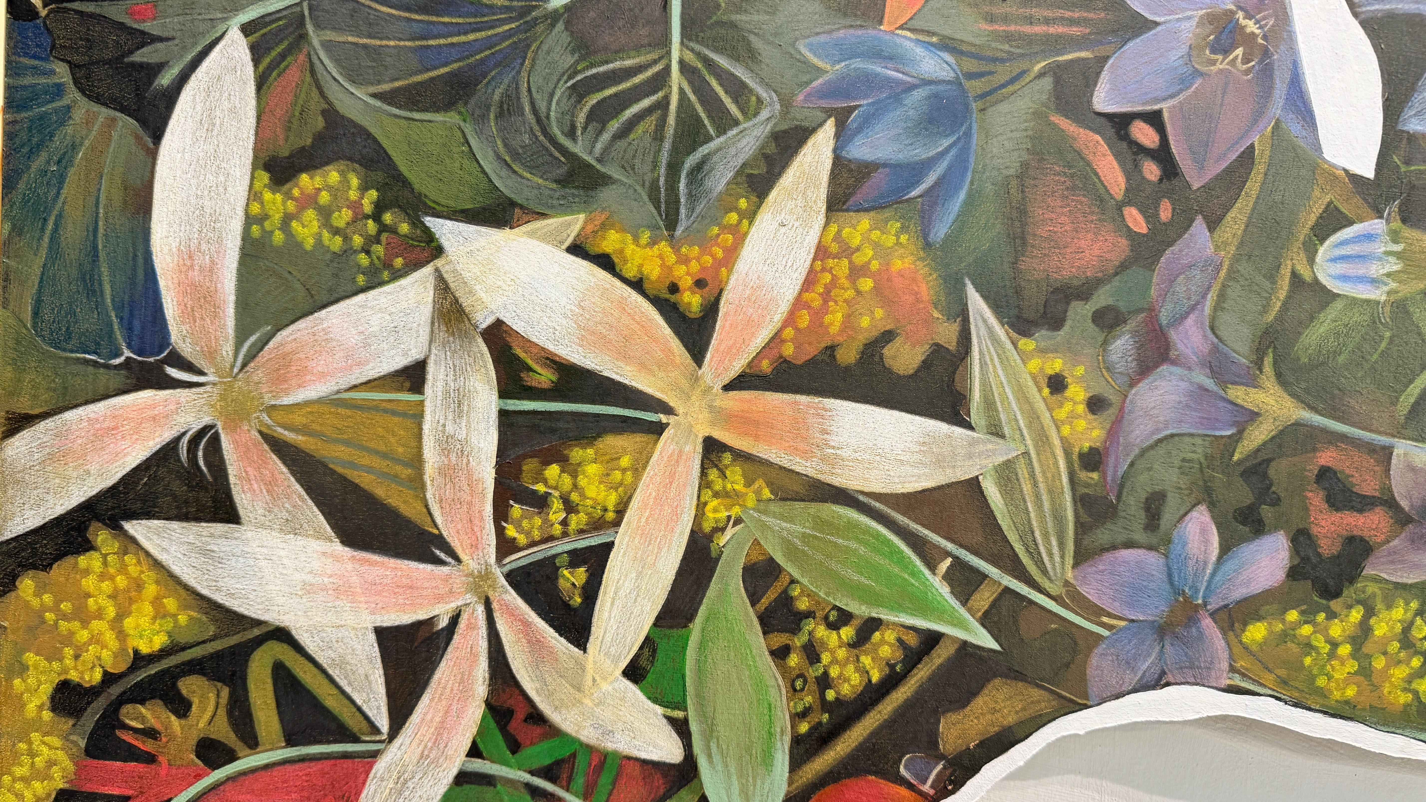 Déchiré 03 - Abstract Painting by Gloria Segura