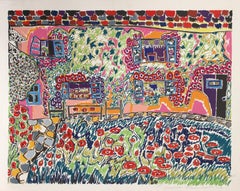 Springtime, Signed Silkcreen by Gloria Vanderbilt