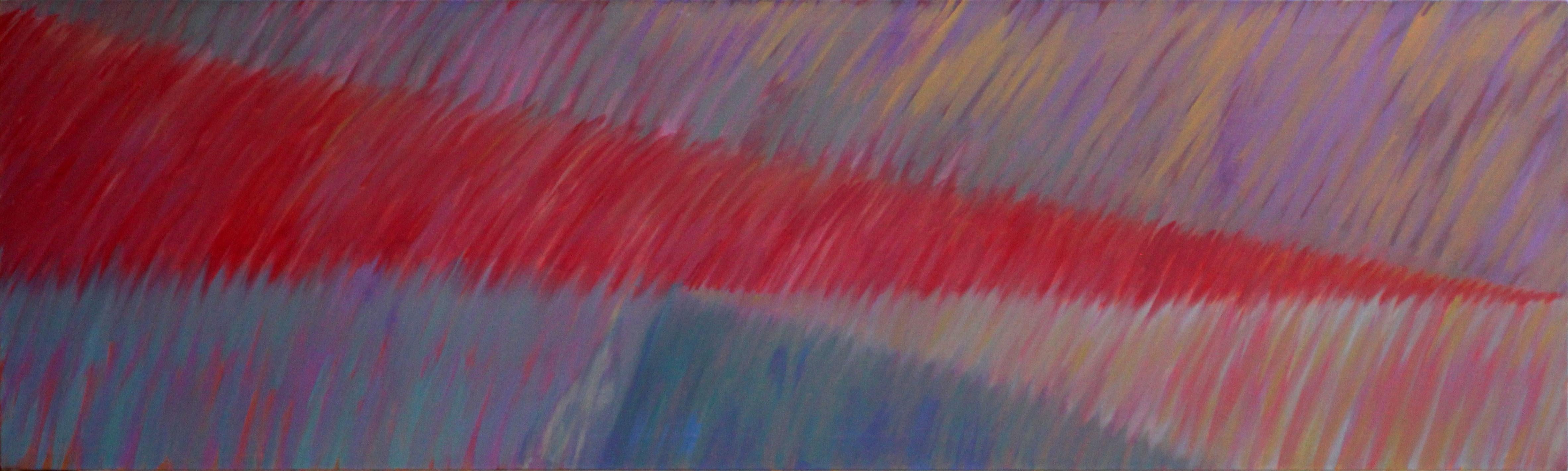 Gloriane Harris Abstract Painting – Schreibtischaufbewahrung