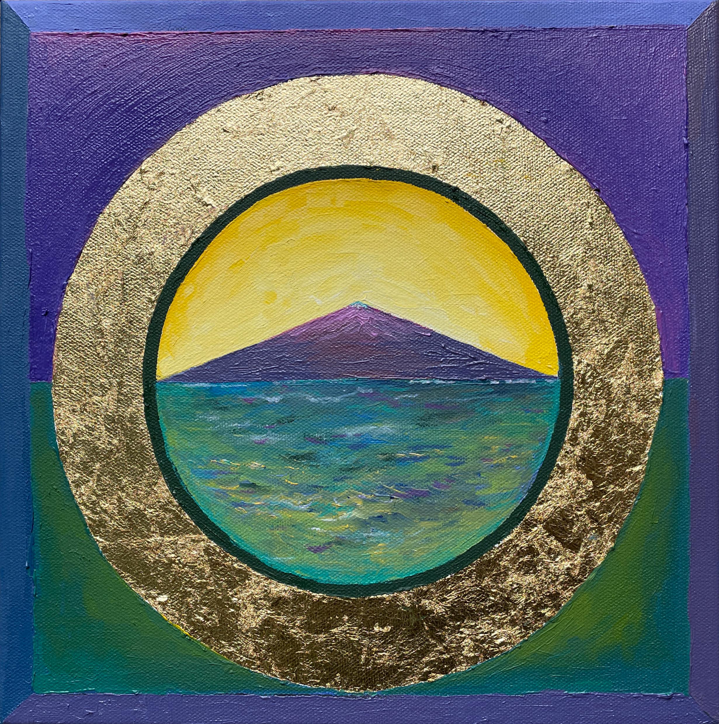 Gloriane Harris Abstract Painting - Event Horizon