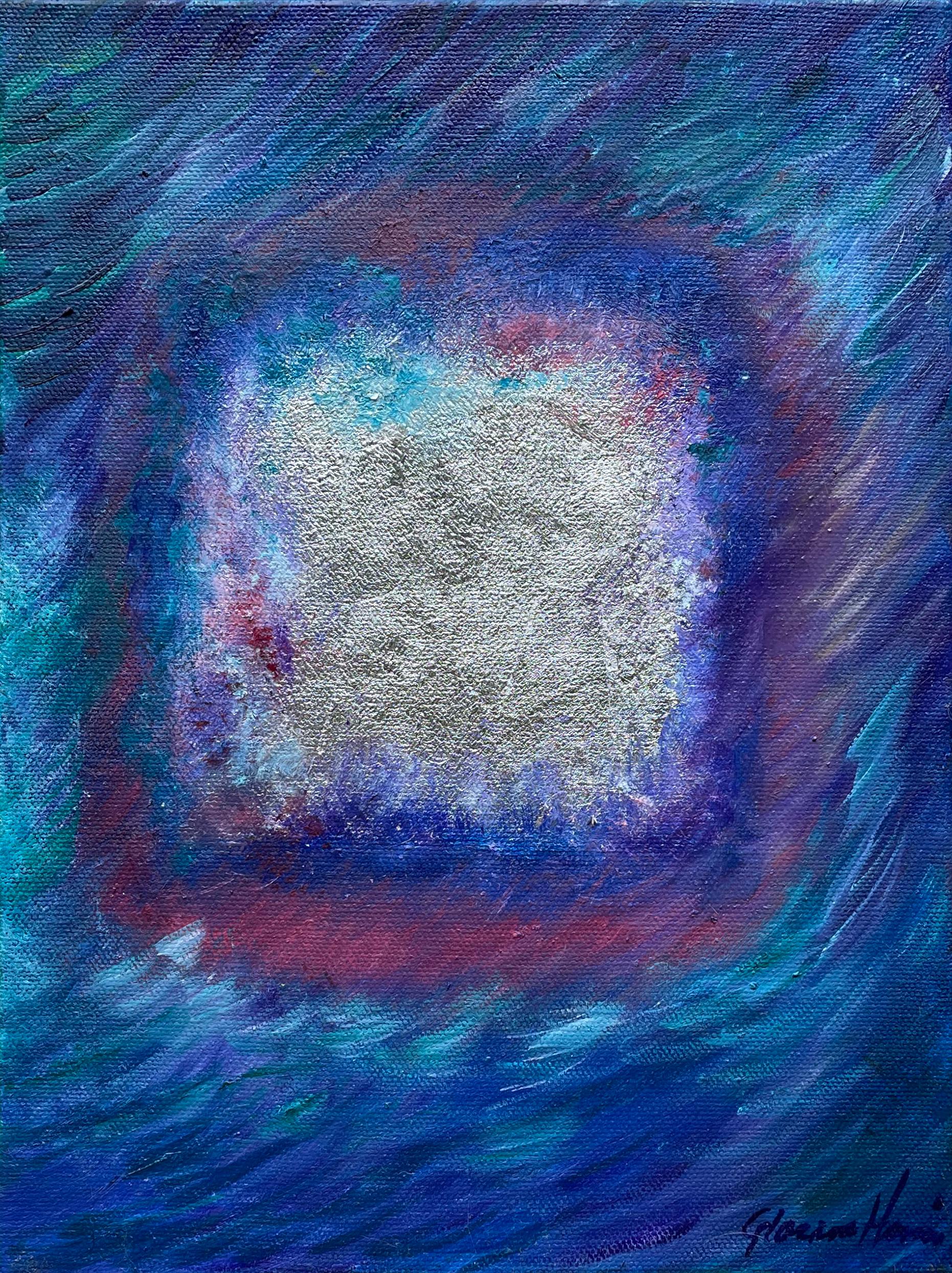 Gloriane Harris Abstract Painting - Infinity Square