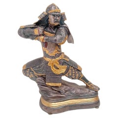 Glorioso samurai in bronzo 