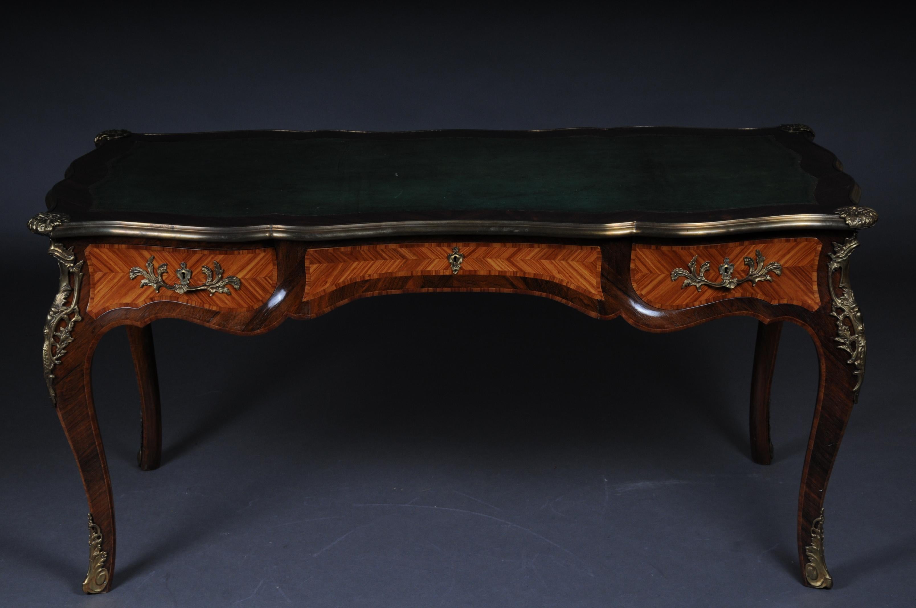 Glorious Bureau Plat or Desk in Louis XV For Sale 9