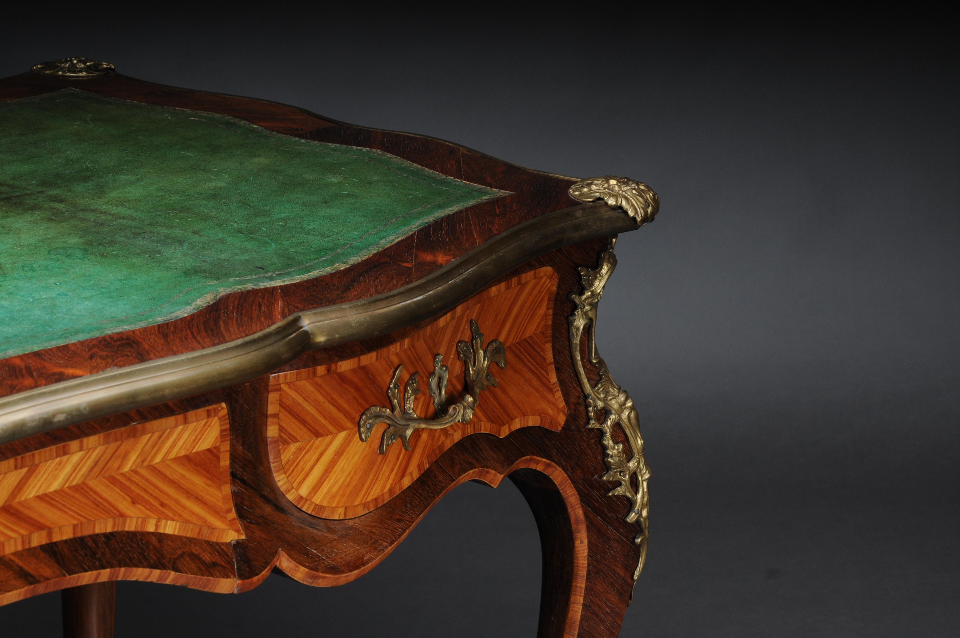 Glorious Bureau Plat or Desk in Louis XV For Sale 13