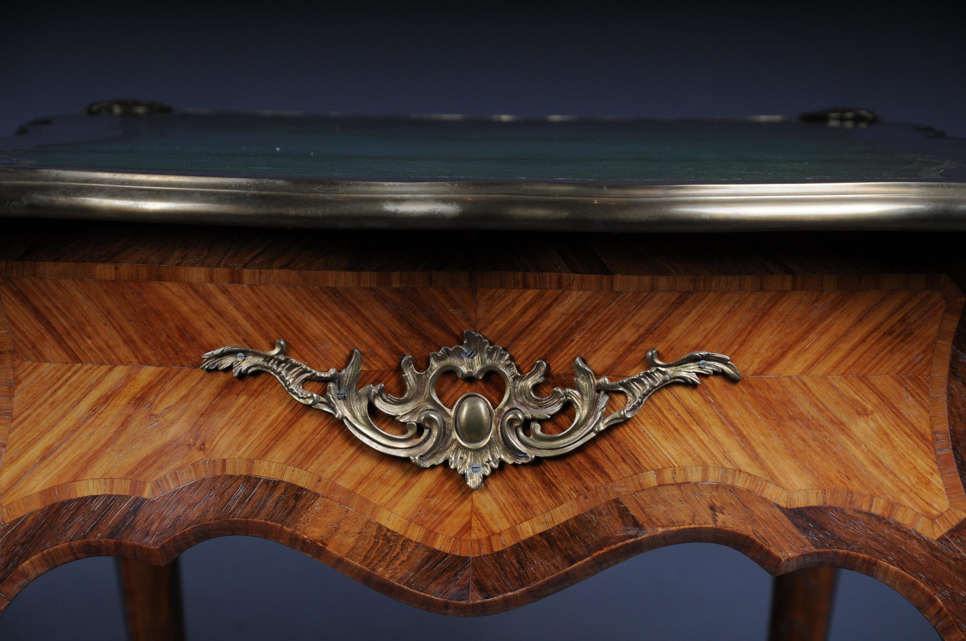 Glorious Bureau Plat or Desk in Louis XV For Sale 2