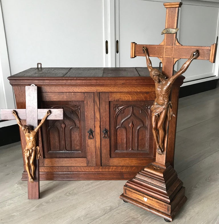 Glorious Looking Antique Handcrafted Oak Gothic Revival ...