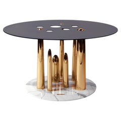 Glory Holes, Marble Functional Side Table, Hand-crafted Limited Edition