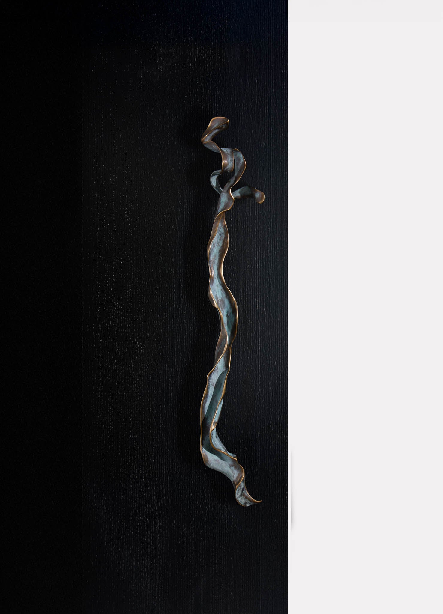 Glory Lily Handle A in Brass, Viya by Vikram Goyal