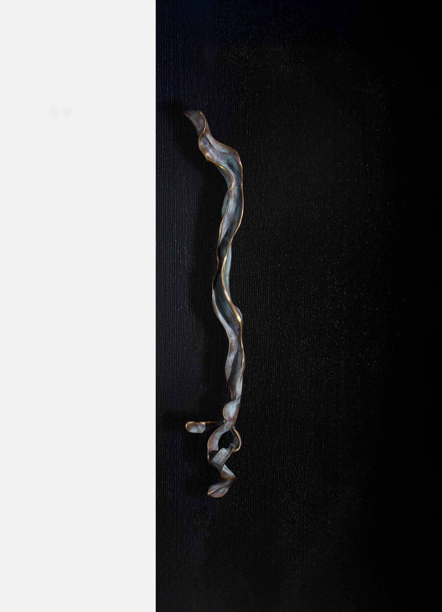 Glory Lily Handle B in Brass, Viya by Vikram Goyal