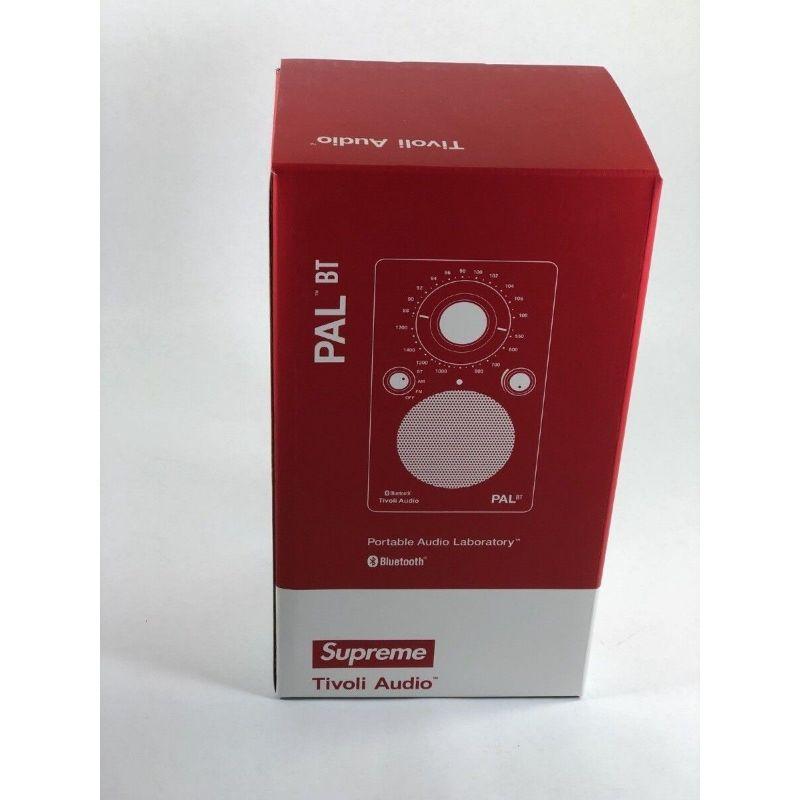 Women's or Men's Gloss Red Supreme /Tivoli Pal BT Audio Bluetooth Speaker For Sale