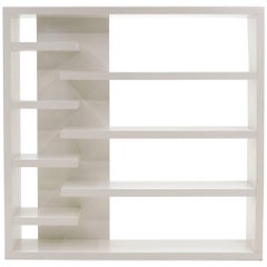 Gloss White Wall Unit or Bookshelves, One of a Kind