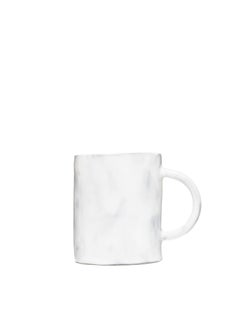 Off-White Glossy Ceramics Coffee Mug Taupe No Color