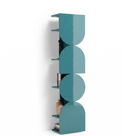 Armario giratorio de almacenamiento lacado brillante, modelo «Mogg Shape Tower», RAL 6034, estilo Bauhaus