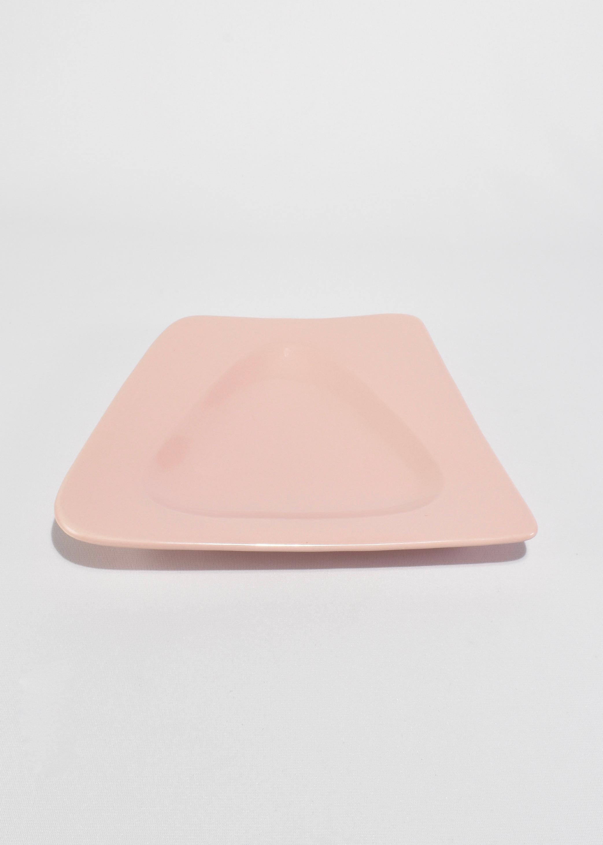 Juego de platos rosa brillante Hecho a mano en venta