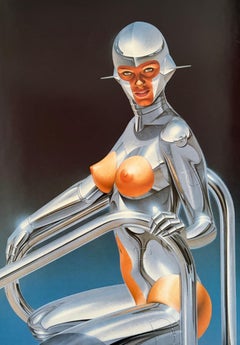Glossy Poster from “Sexy Robots” by Hajime Sorayama, Japan, 1988