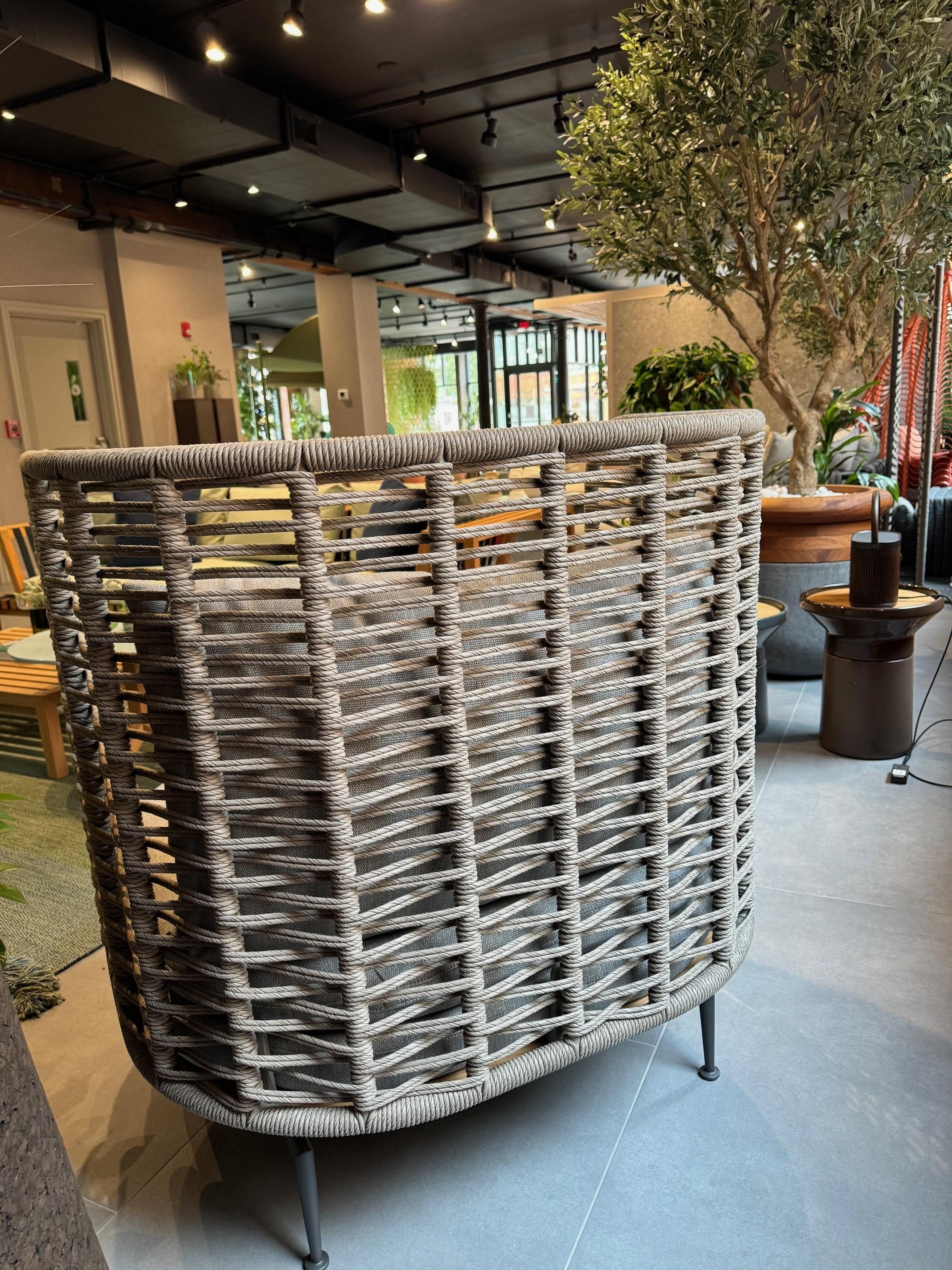 Gloster Mistral Outdoor Lounge Chair, Designed by Henrik Pedersen In Excellent Condition For Sale In Boston, MA