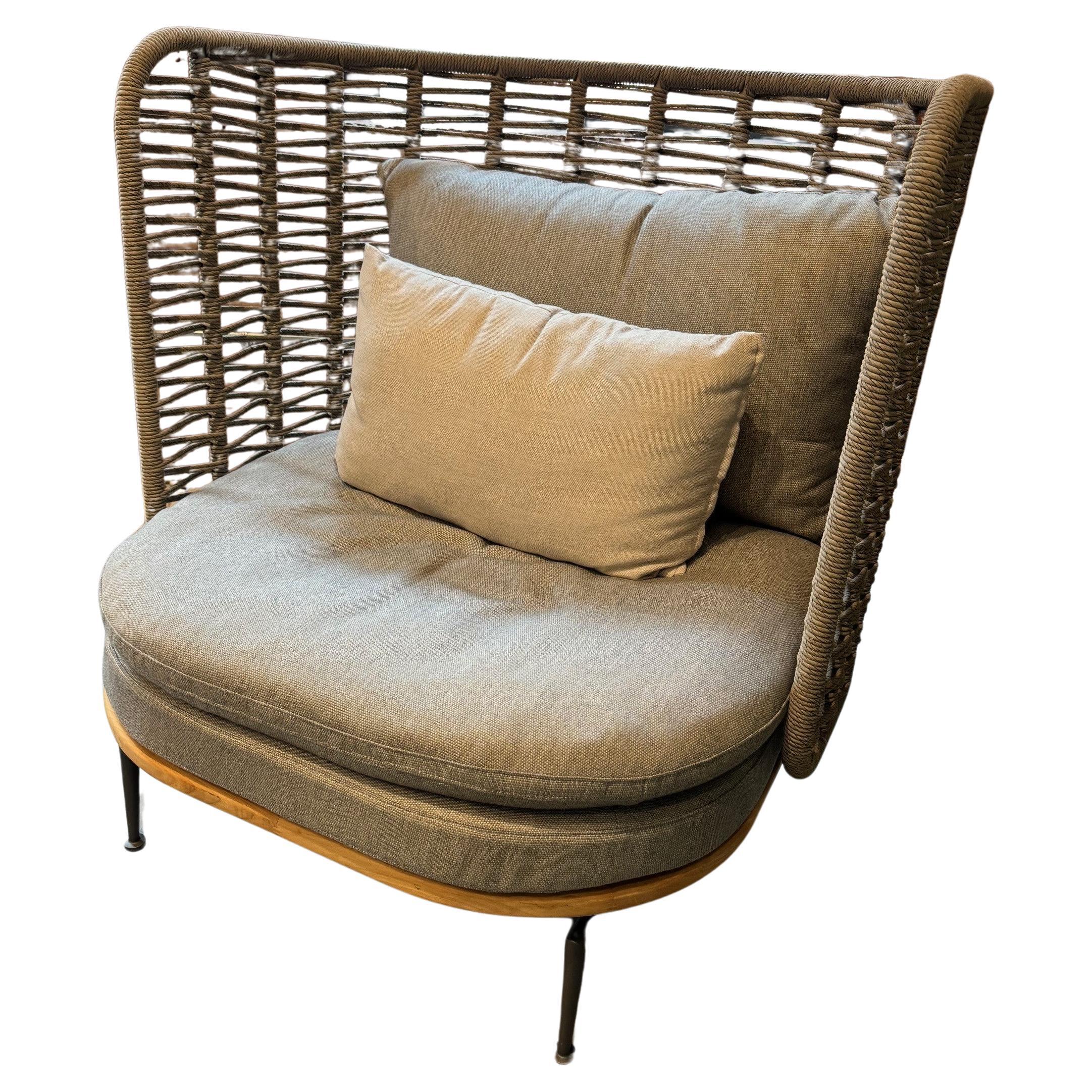Silla de exterior Gloster Mistral, diseñada por Henrik Pedersen