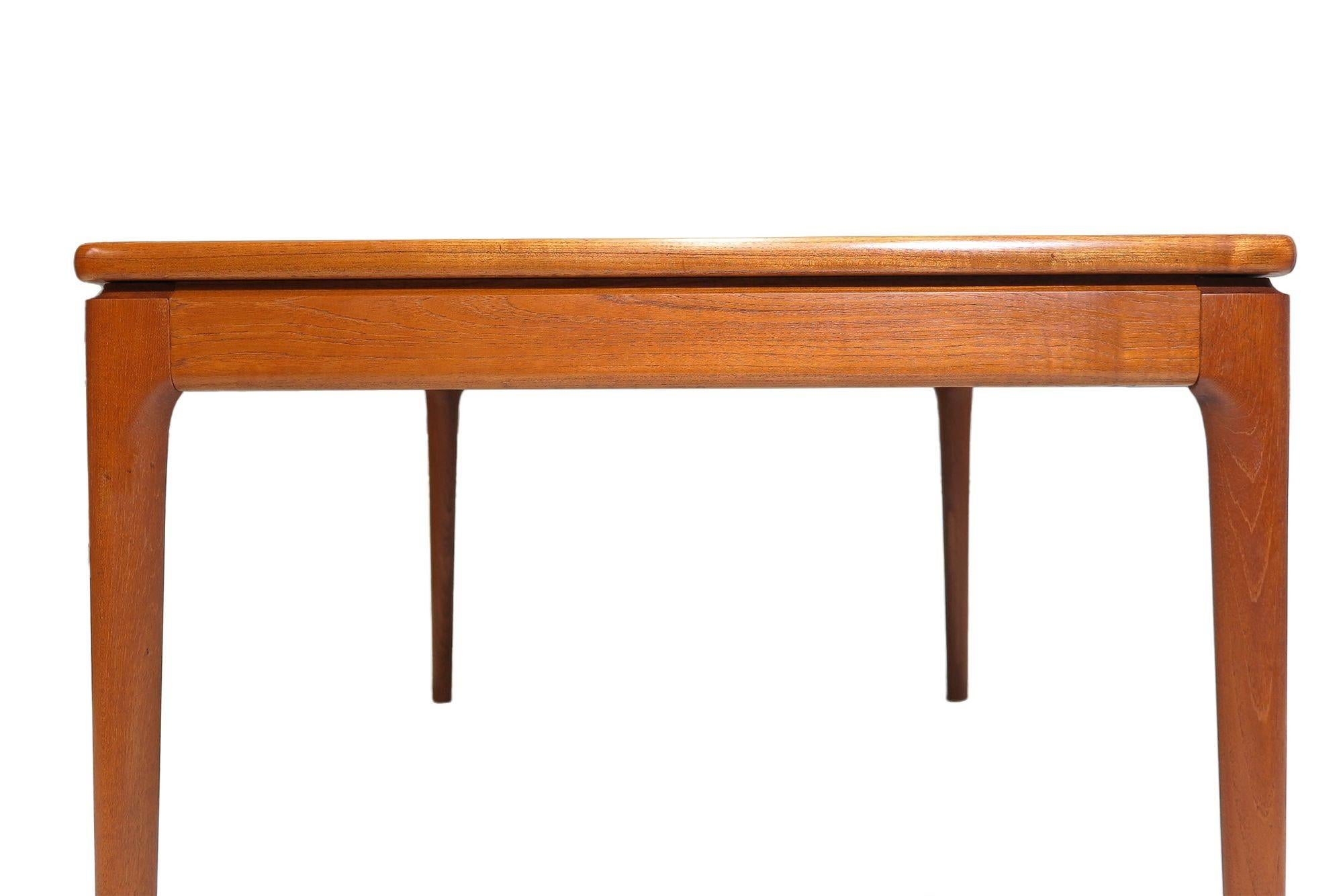 Mid-century Glostrup Mobelfabrik Solid Teak Dining Table For Sale 7