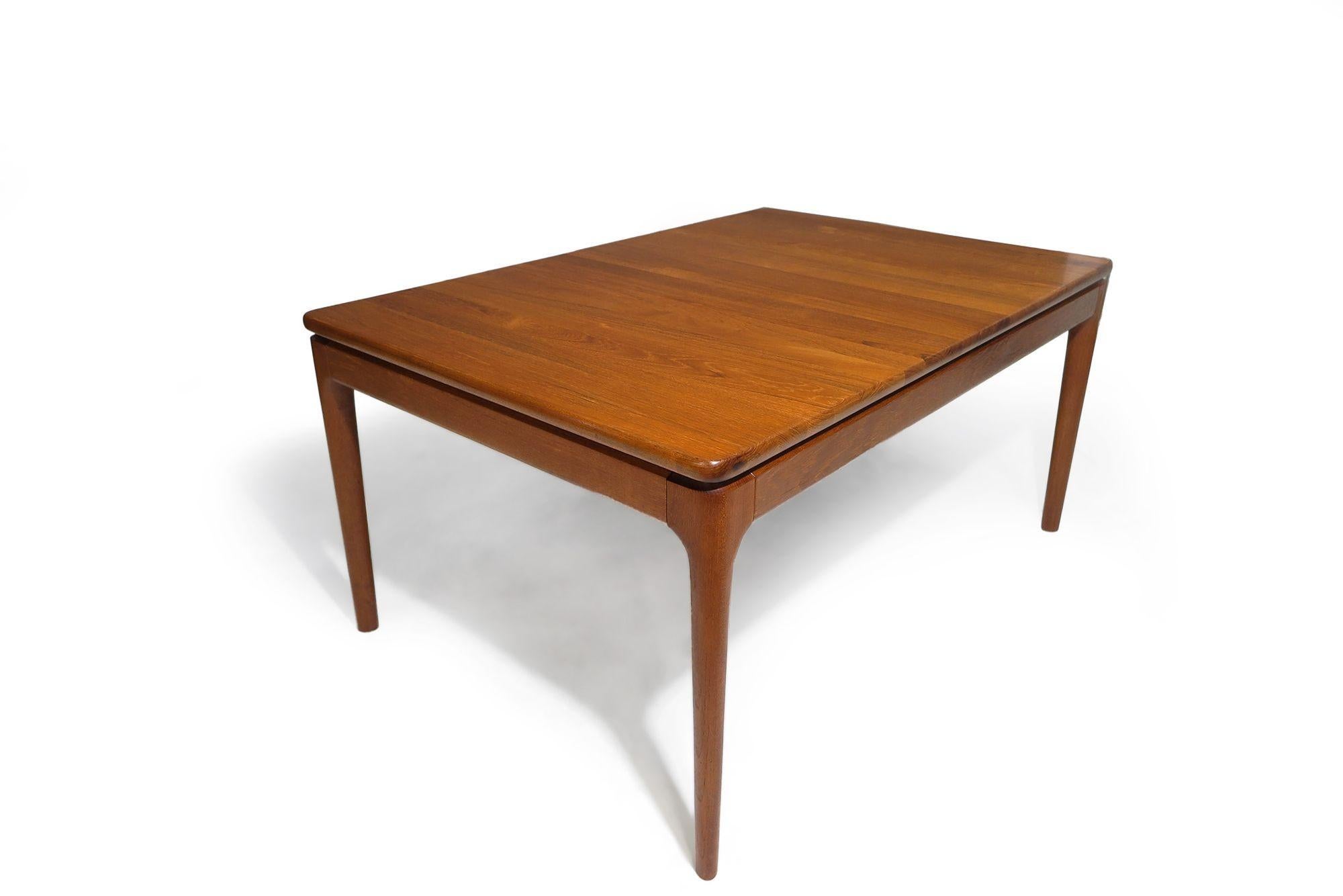 Mid-century Glostrup Mobelfabrik Solid Teak Dining Table For Sale 1