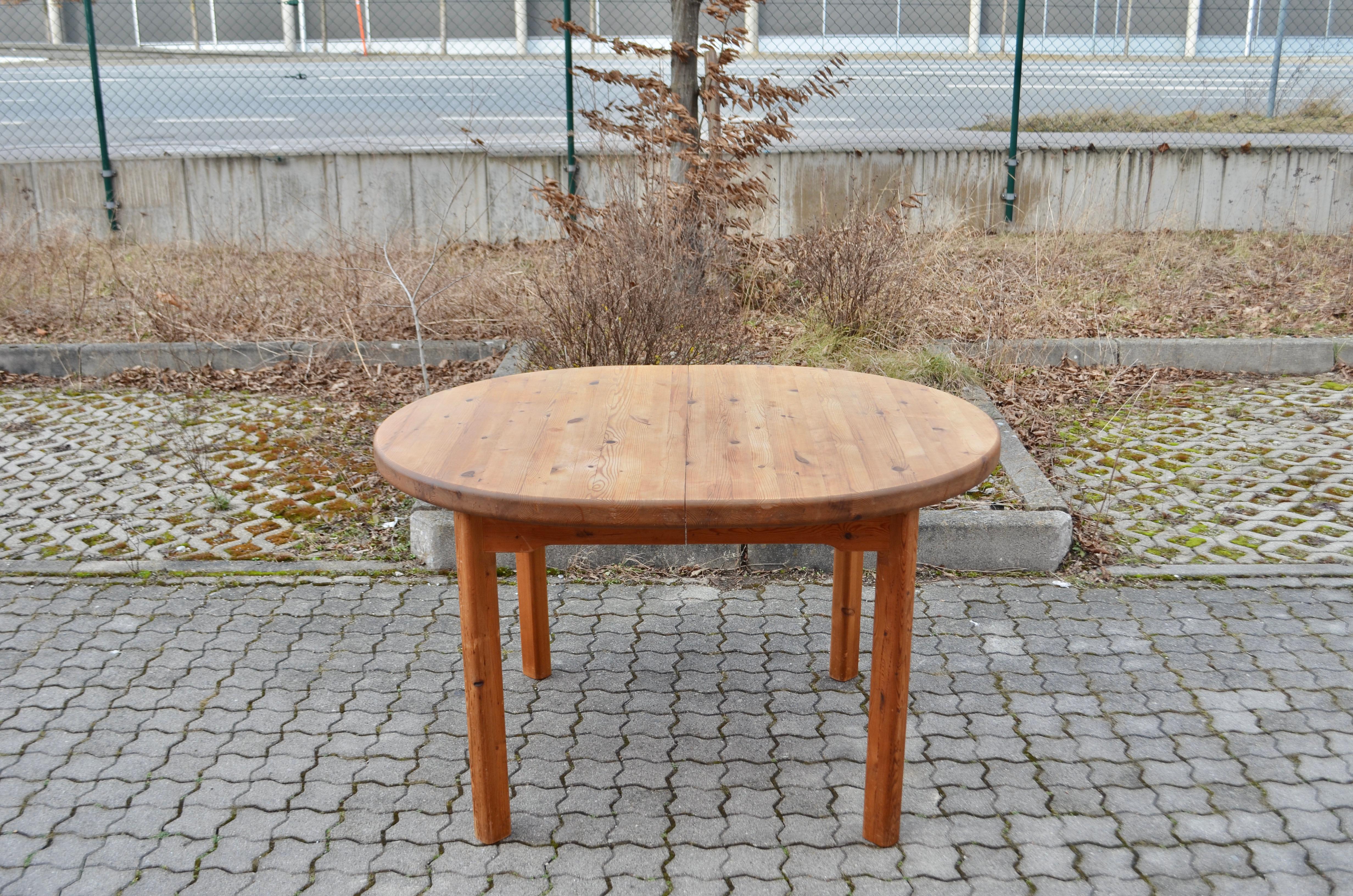 Glostrup Skandinavisches dänisches Esszimmer-Set aus Kiefernholz, 4x Stühle und Tisch im Angebot 12
