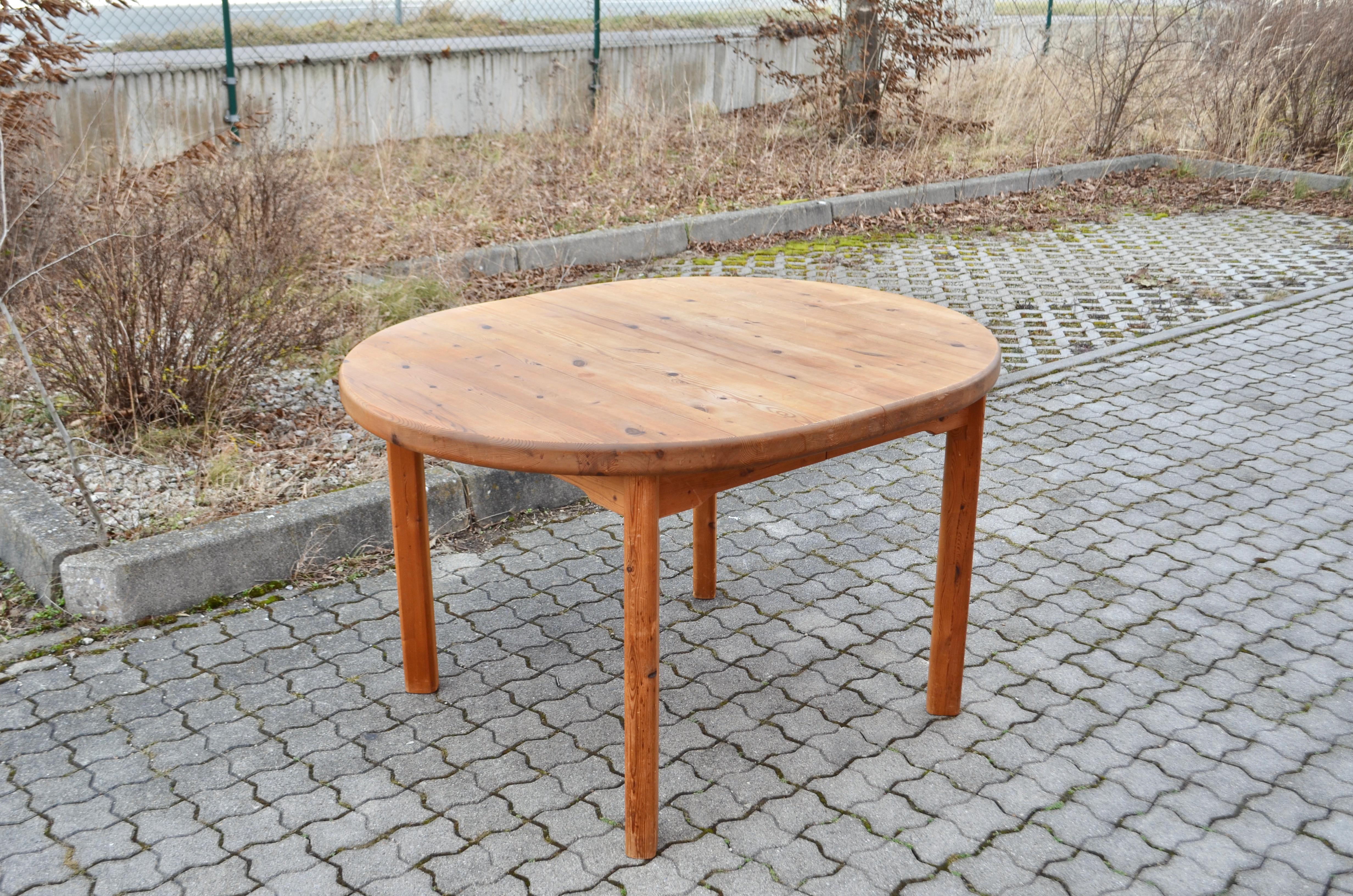 Glostrup Skandinavisches dänisches Esszimmer-Set aus Kiefernholz, 4x Stühle und Tisch im Angebot 13